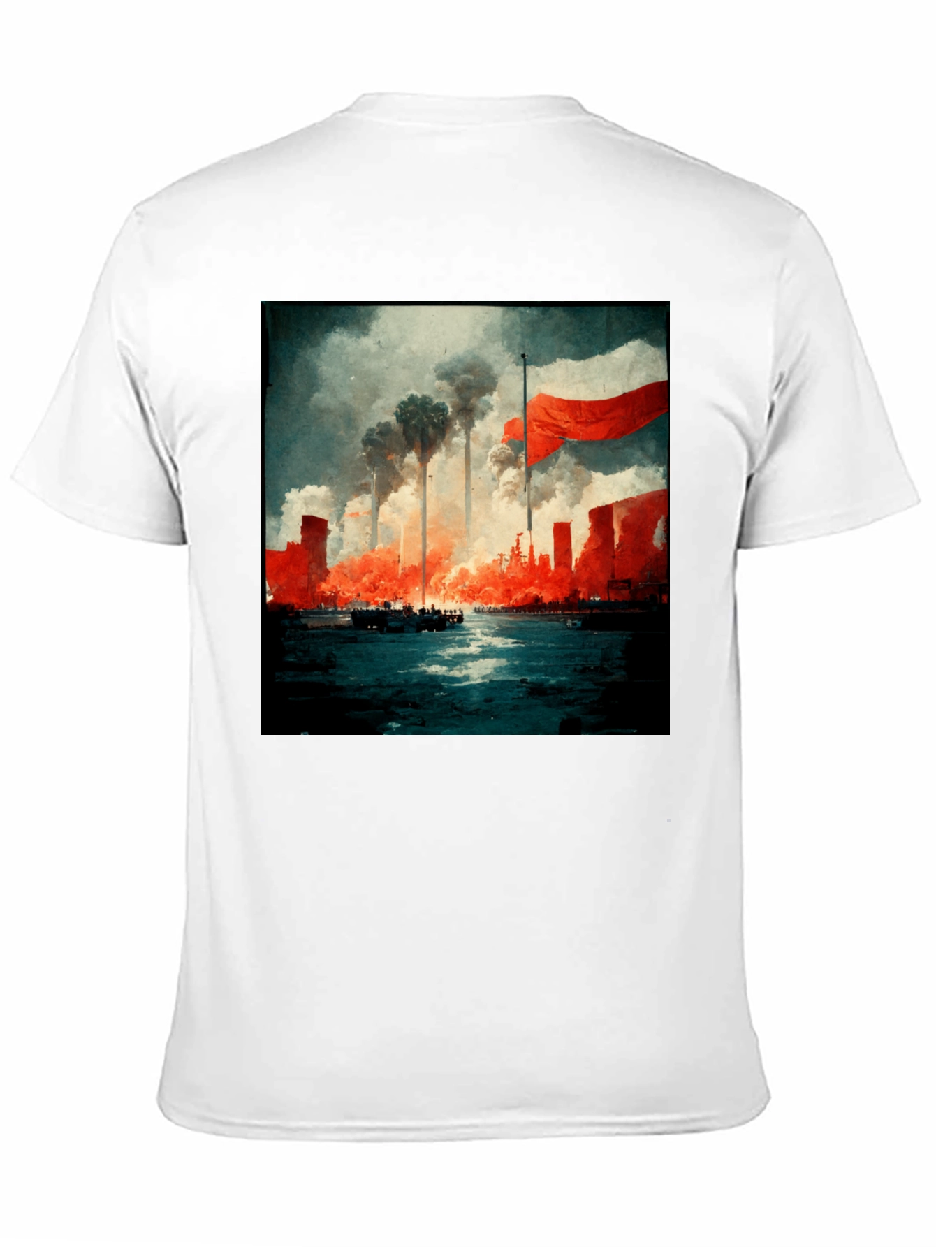 Industrial Inferno Graphic Tee - Black