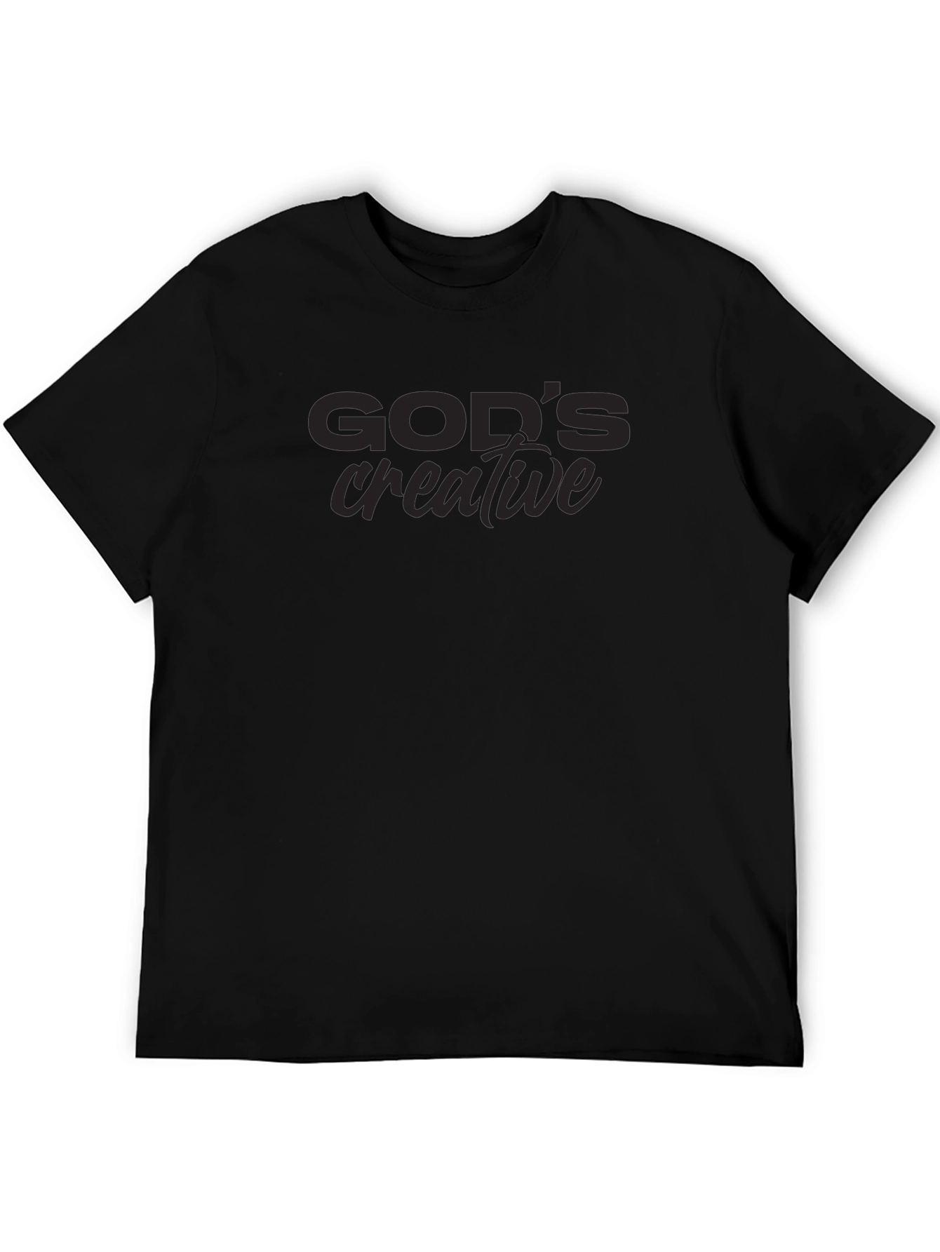 Gods Creative Black T-Shirt