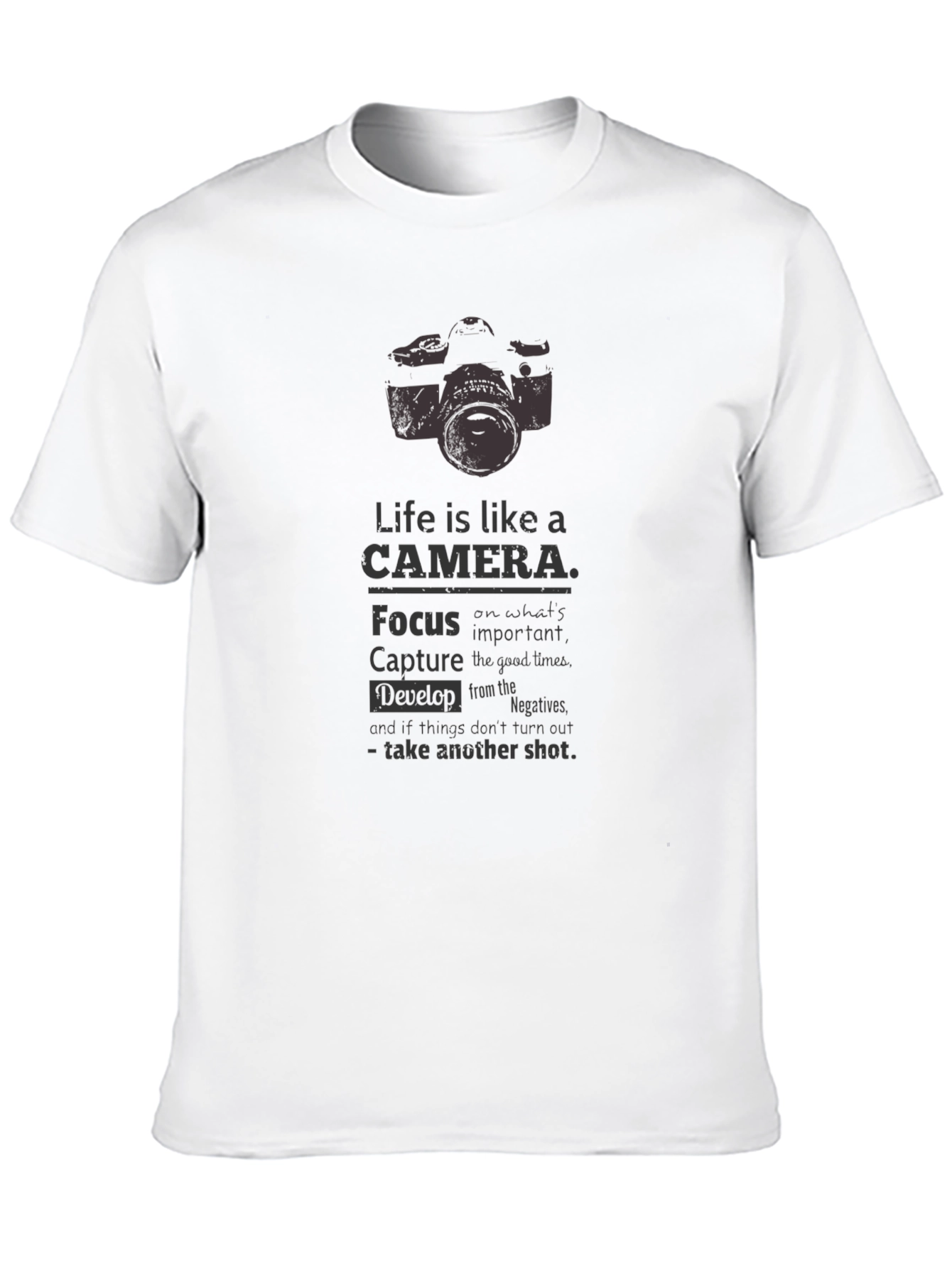 Life is Like a Camera Graphic Tee
