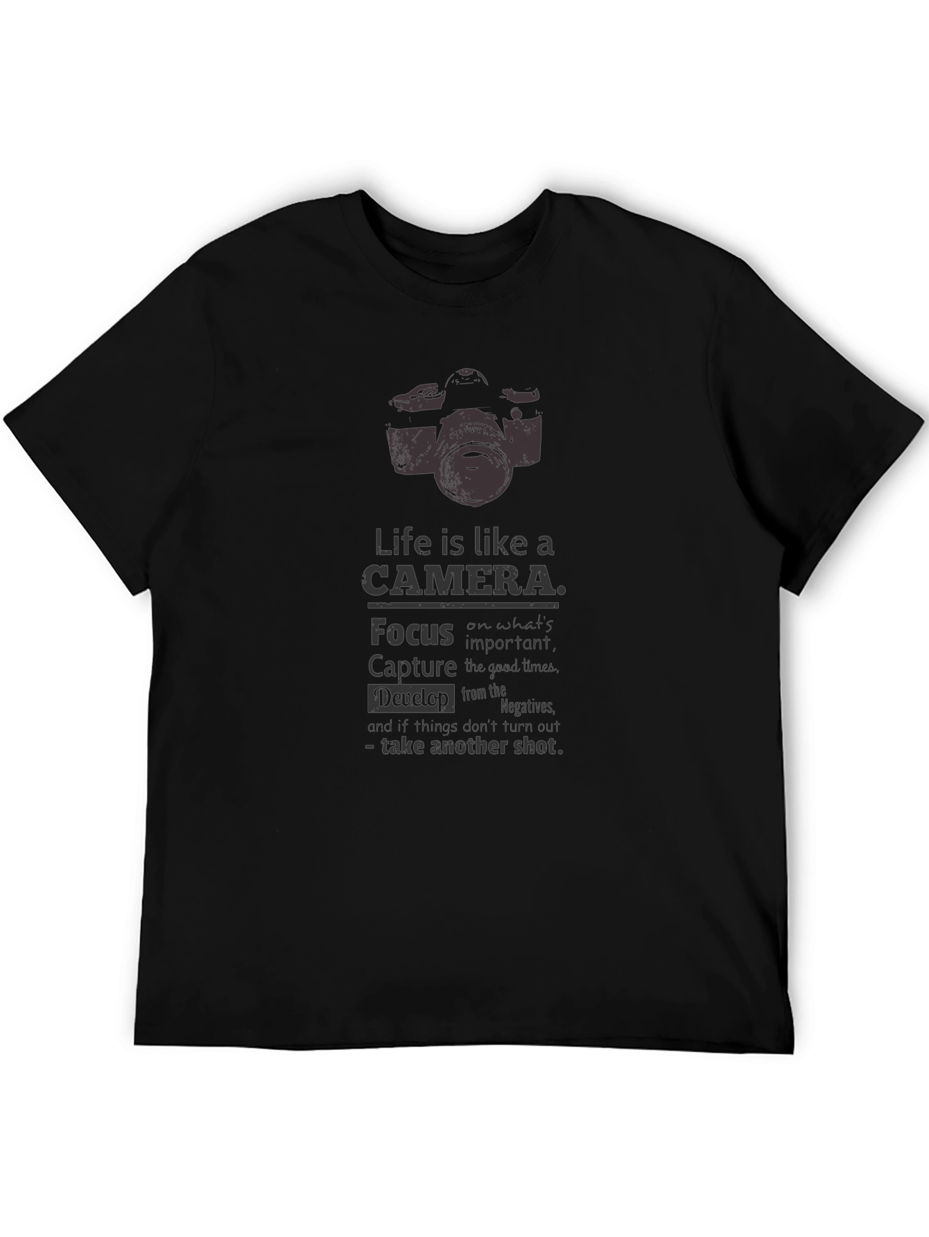 Life is Like a Camera Graphic Tee