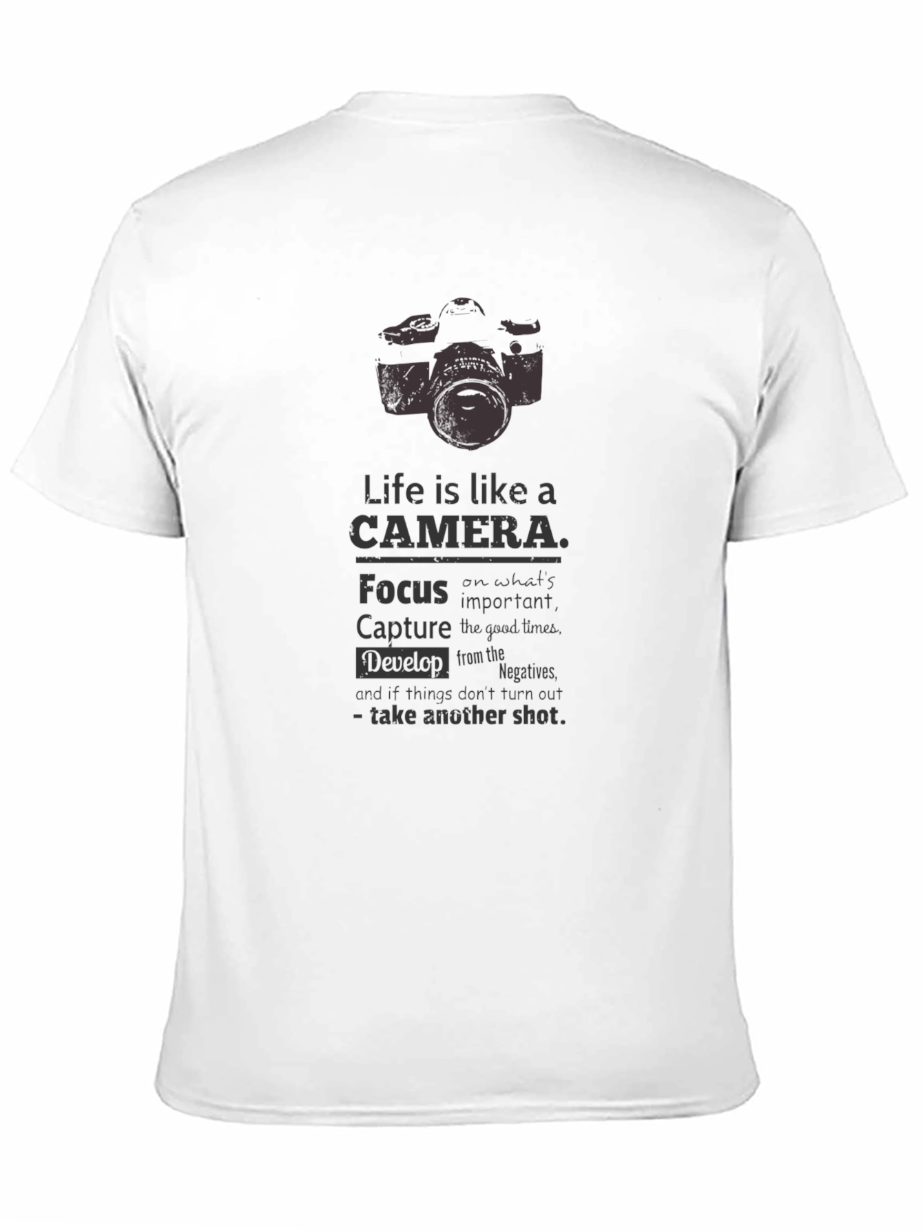 Life is Like a Camera Graphic Tee