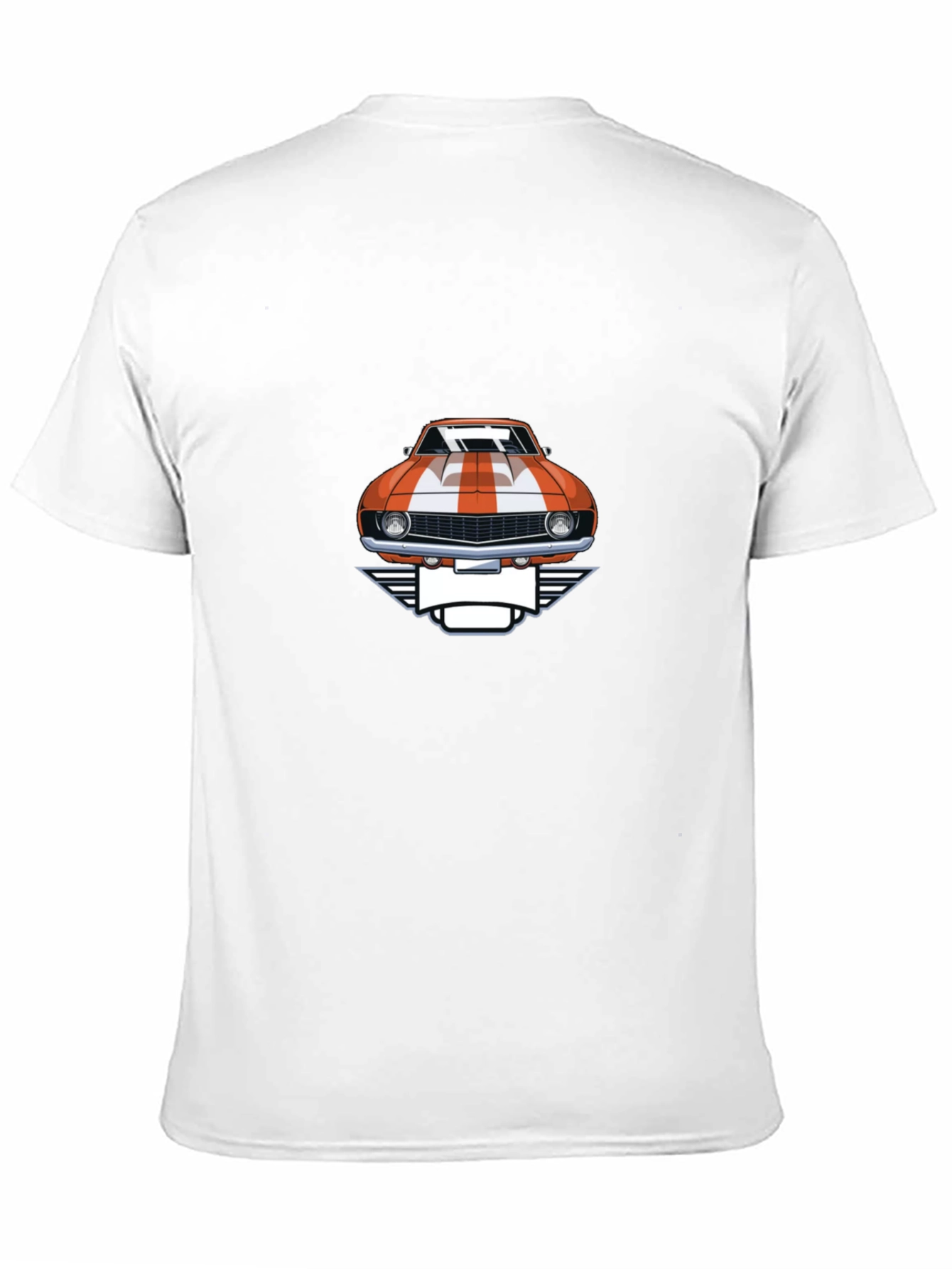 Classic Car Graphic Tee - Black Cotton T-Shirt