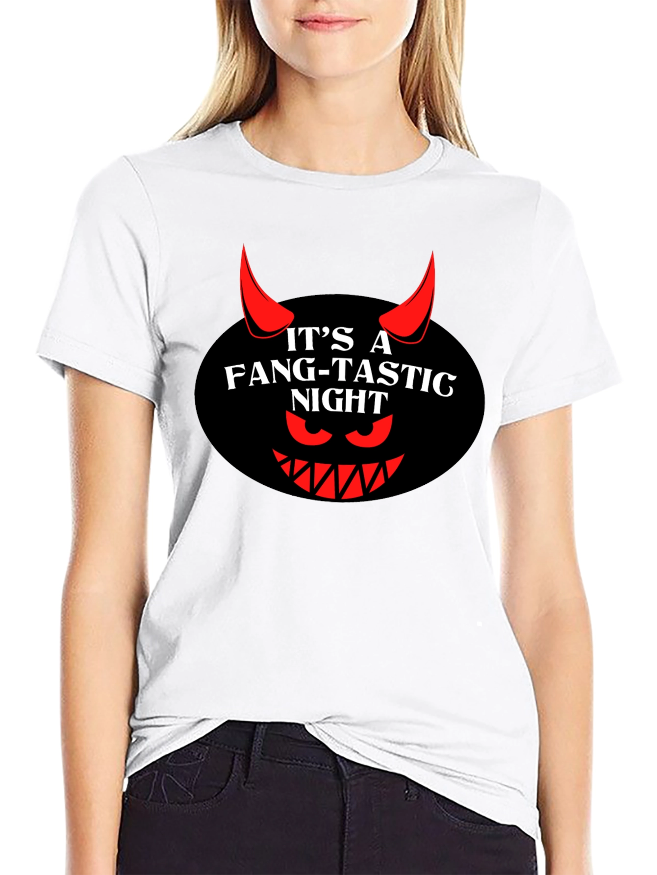 Fang-Tastic Night Graphic T-Shirt