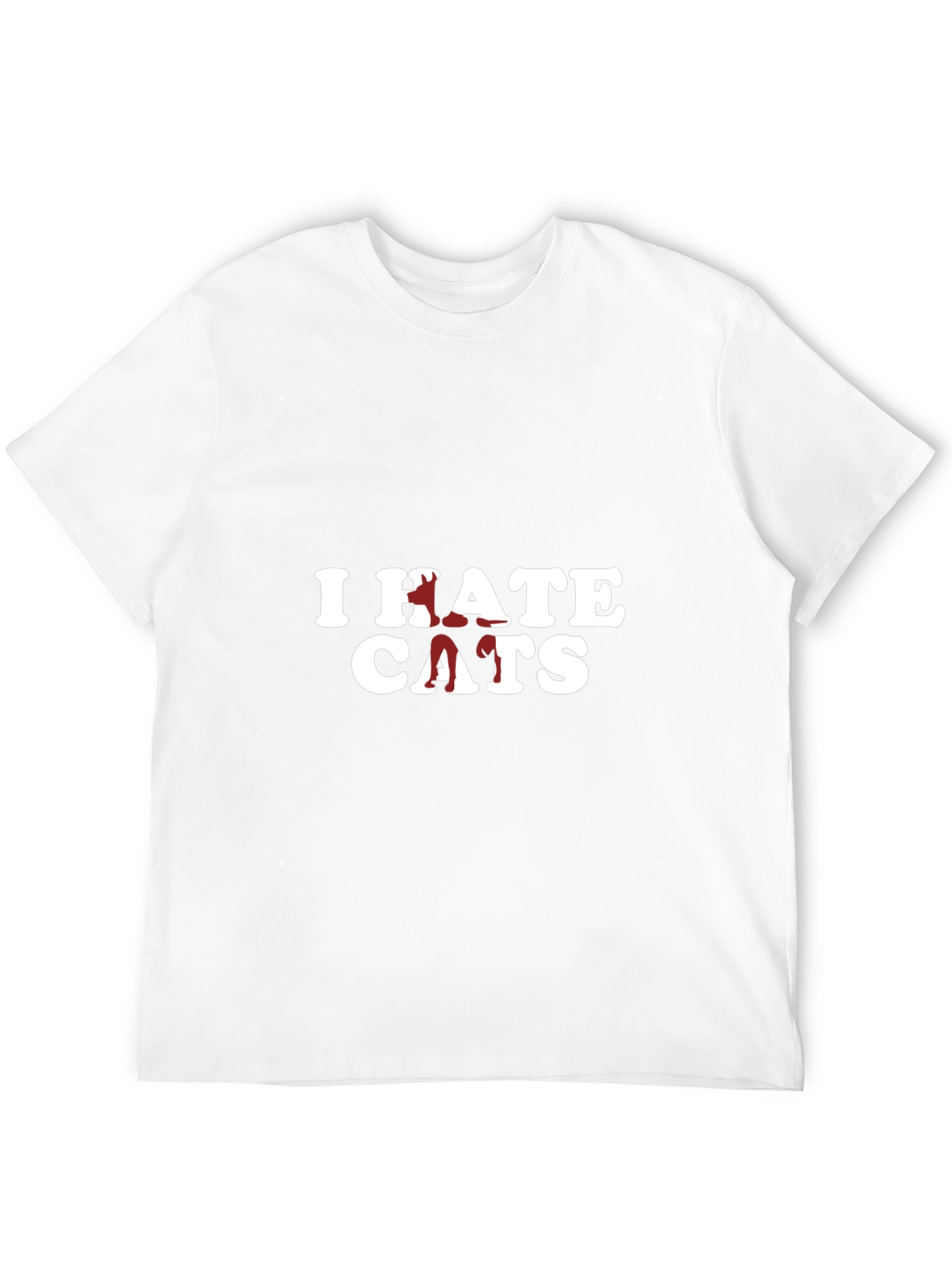 I Hate Cats T-Shirt - Funny Graphic Tee