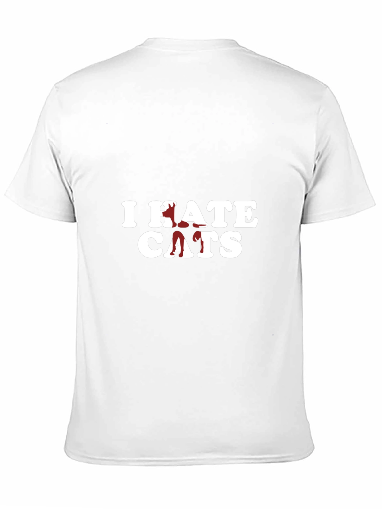 I Hate Cats T-Shirt - Funny Graphic Tee
