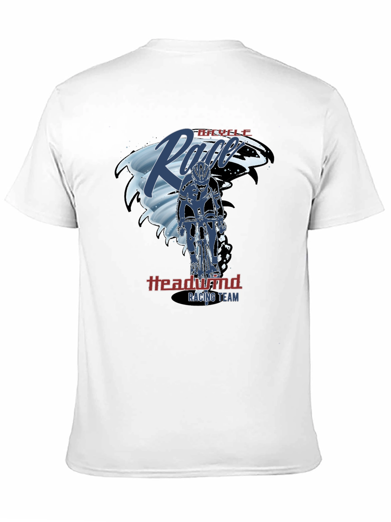 Bicycle Race T-Shirt - Headwind Racing Team - Black