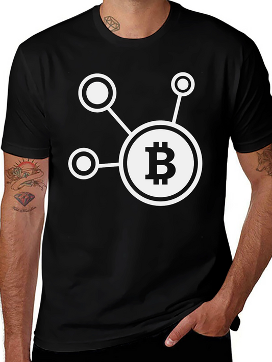 Bitcoin Network Black T-Shirt