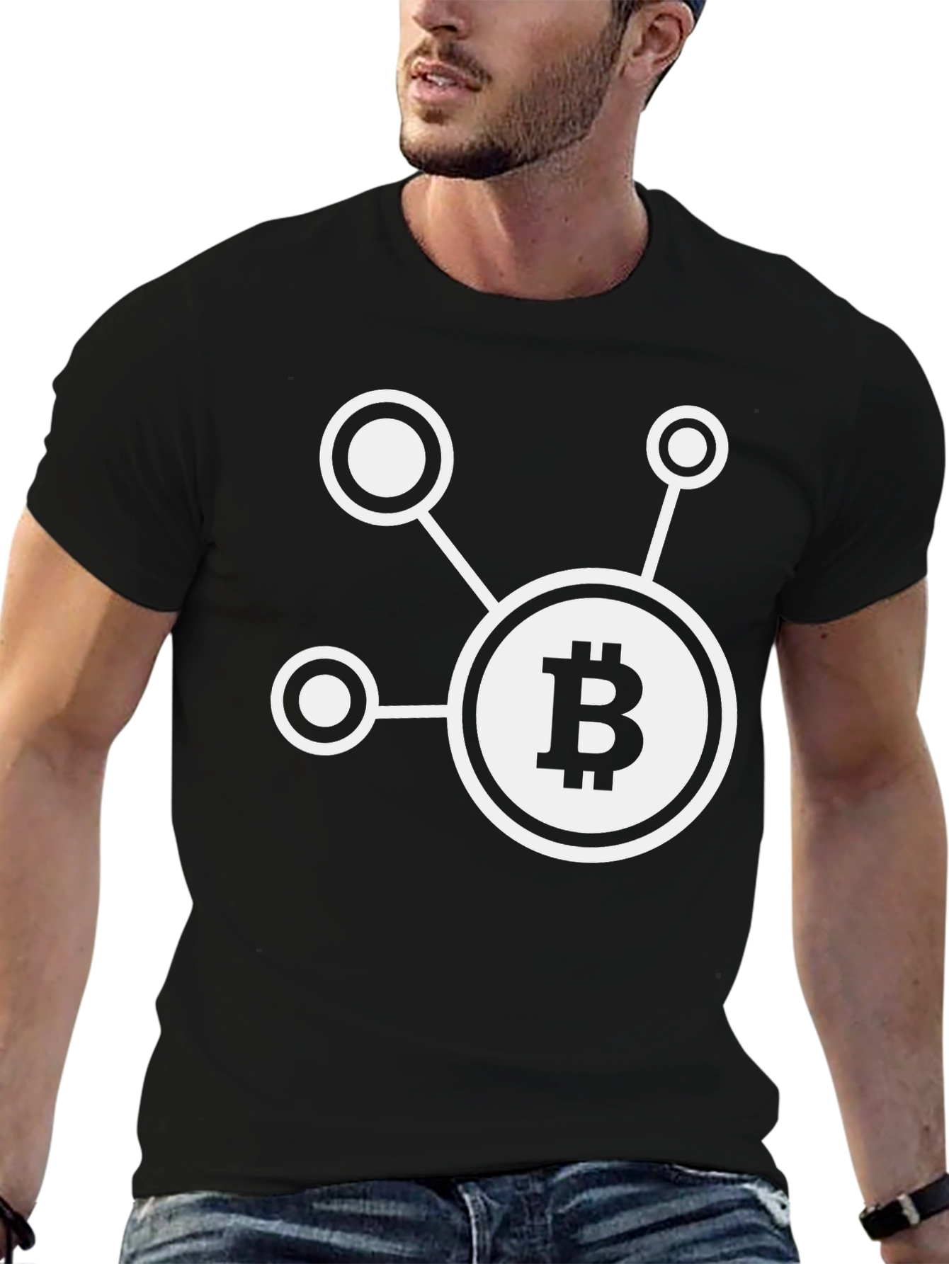Bitcoin Network Black T-Shirt