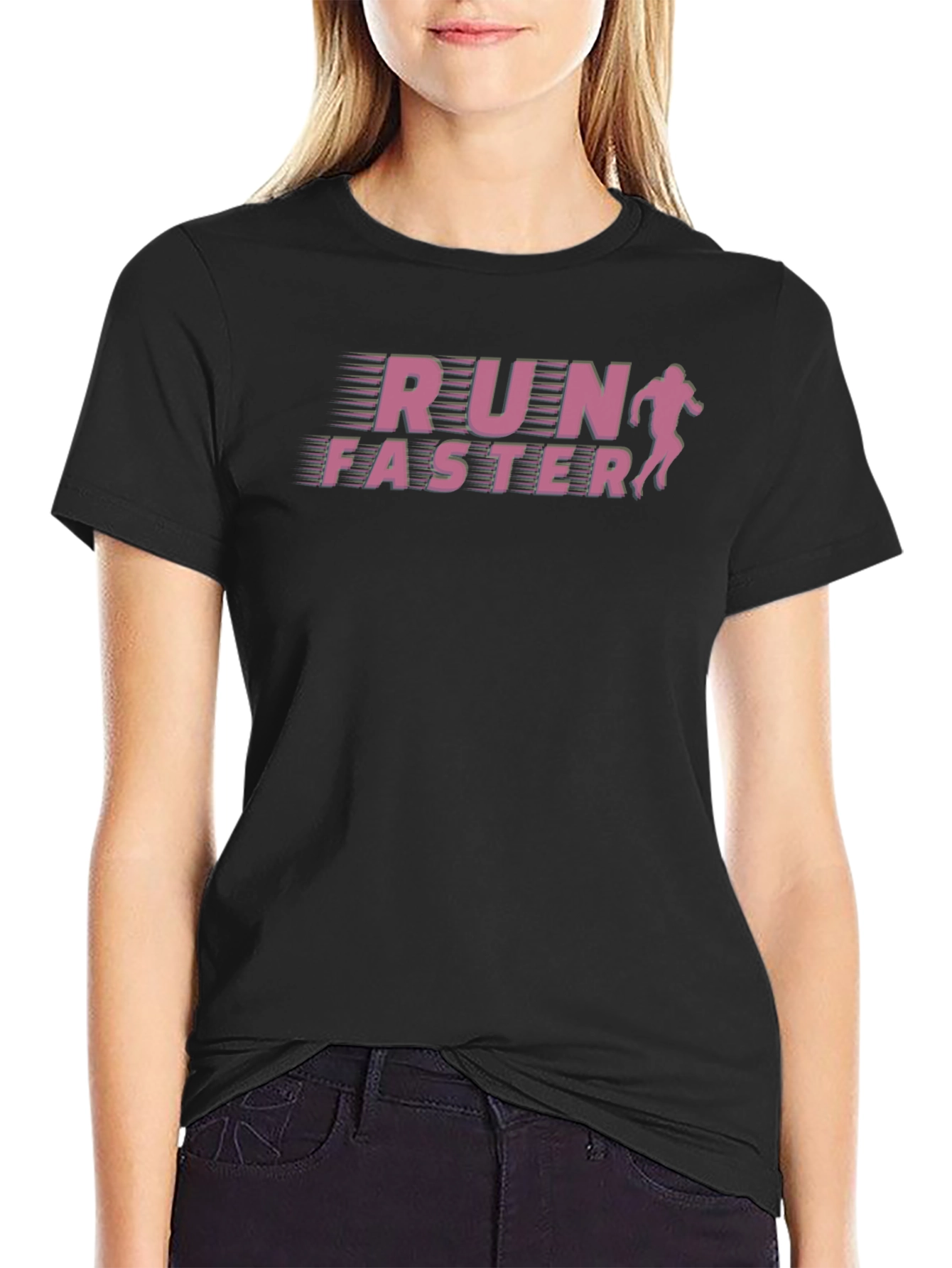 Run Faster T-Shirt - Athletic Performance Tee