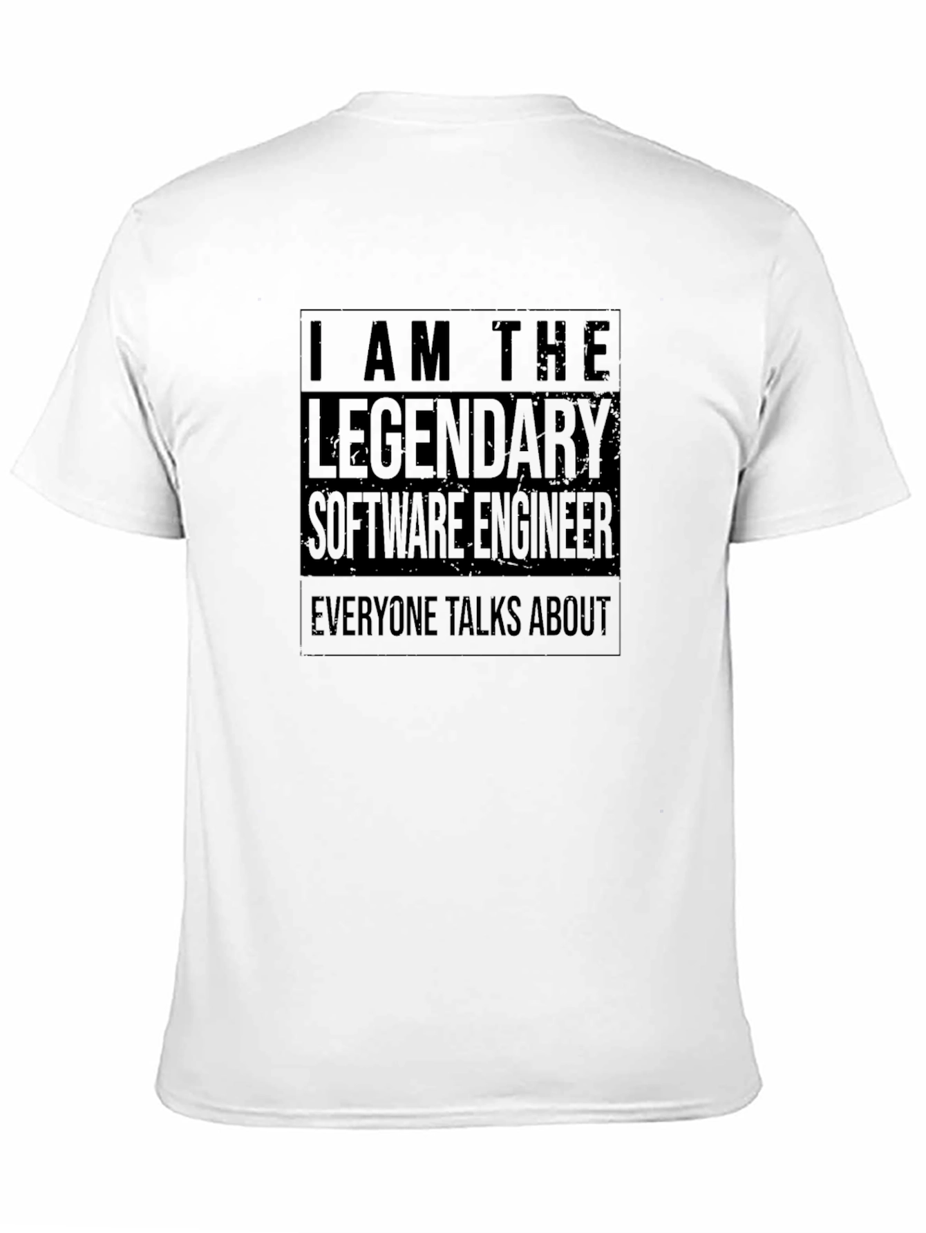 Legendary Software Engineer Black T-Shirt