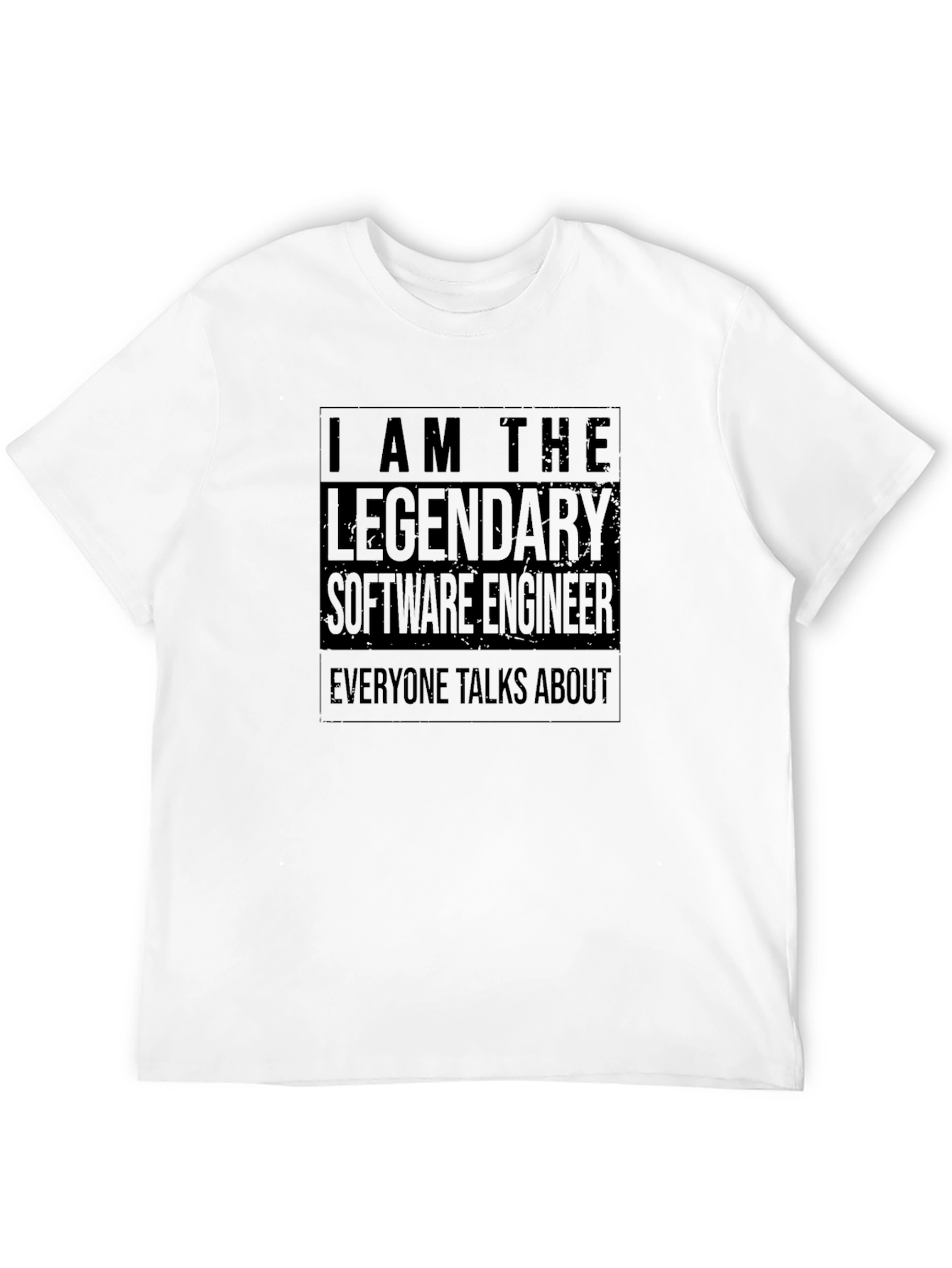 Legendary Software Engineer Black T-Shirt