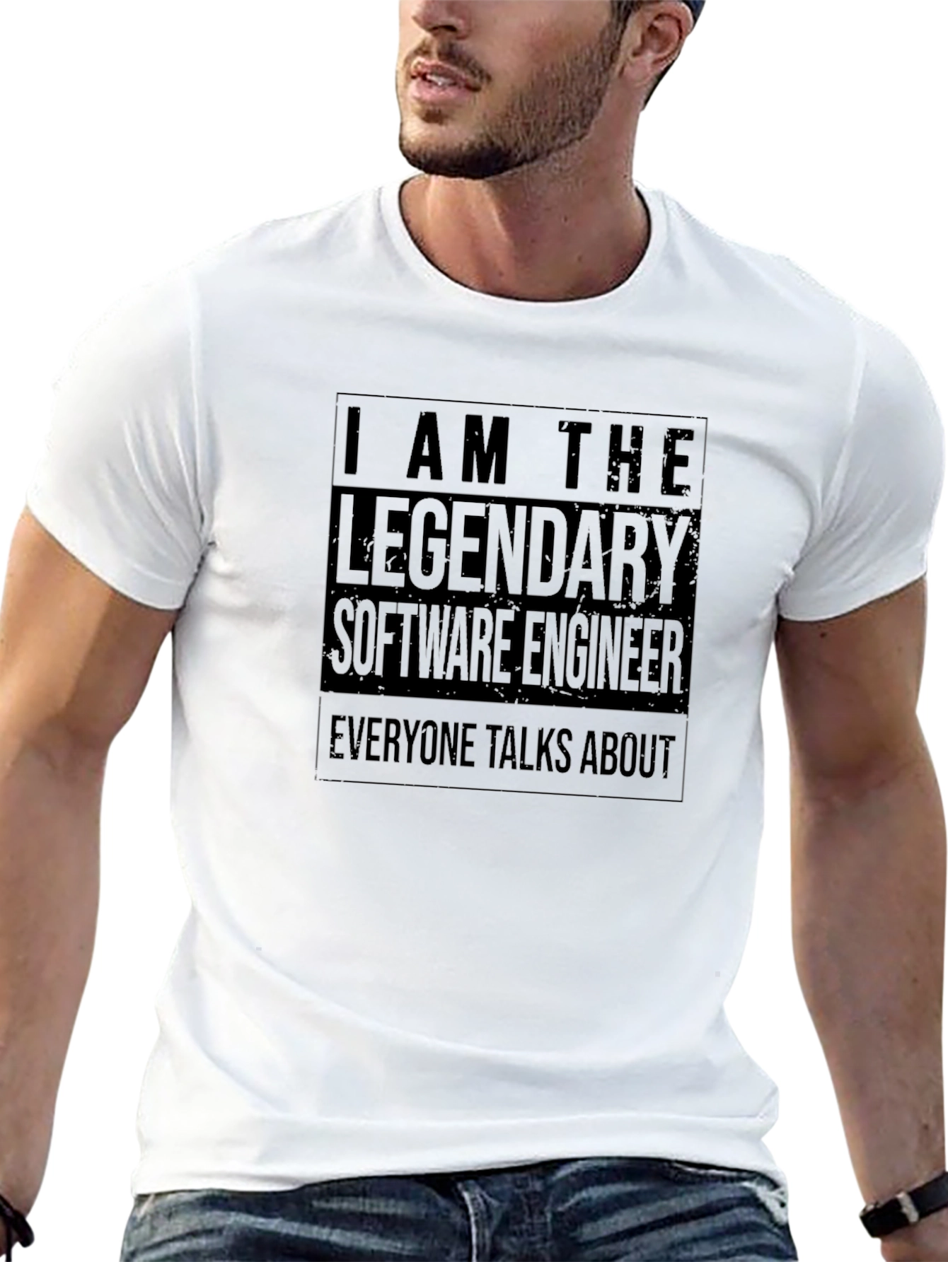 Legendary Software Engineer Black T-Shirt