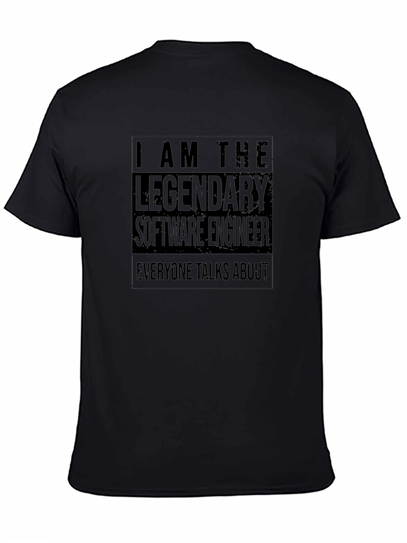Legendary Software Engineer Black T-Shirt
