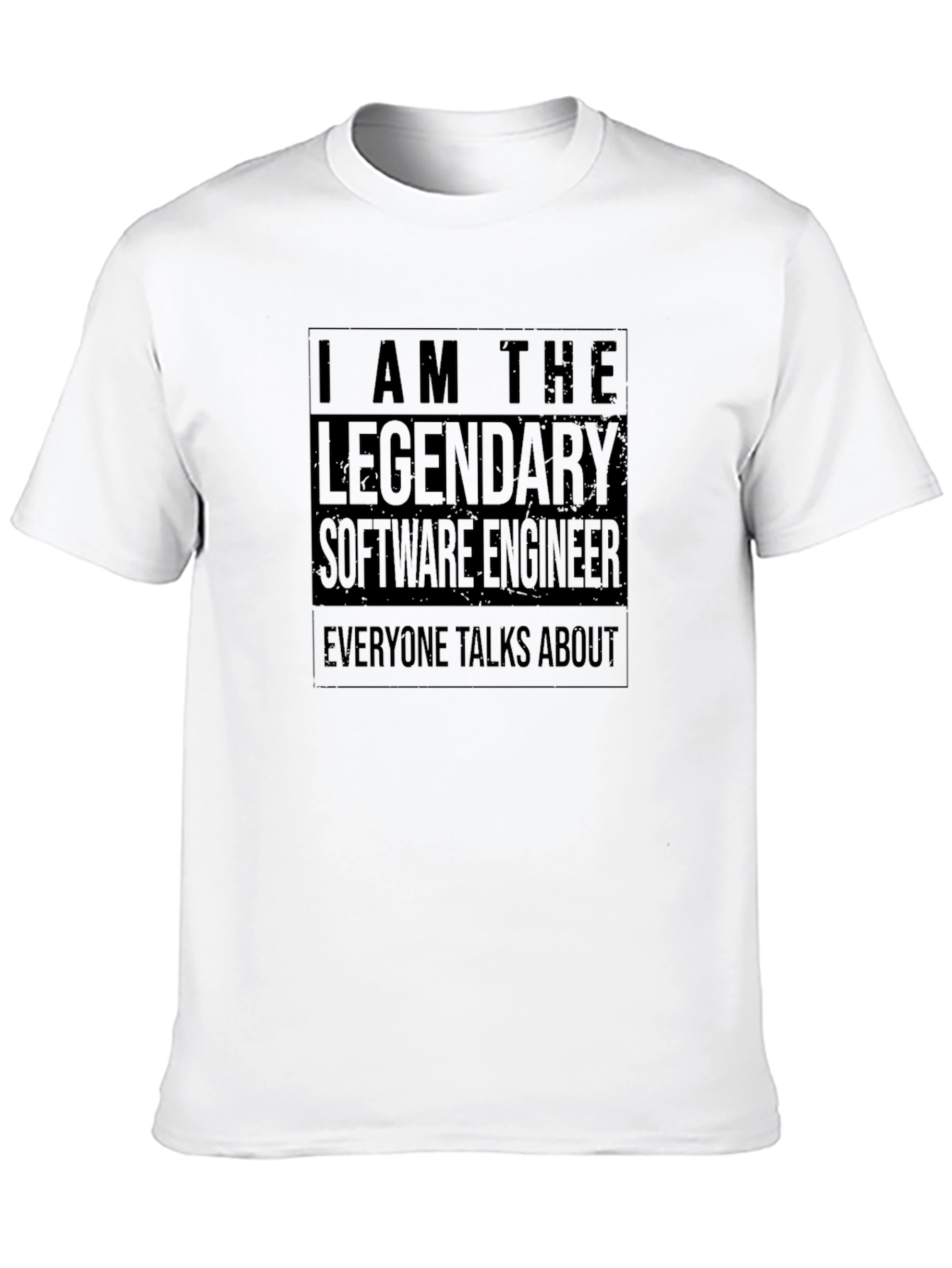 Legendary Software Engineer Black T-Shirt