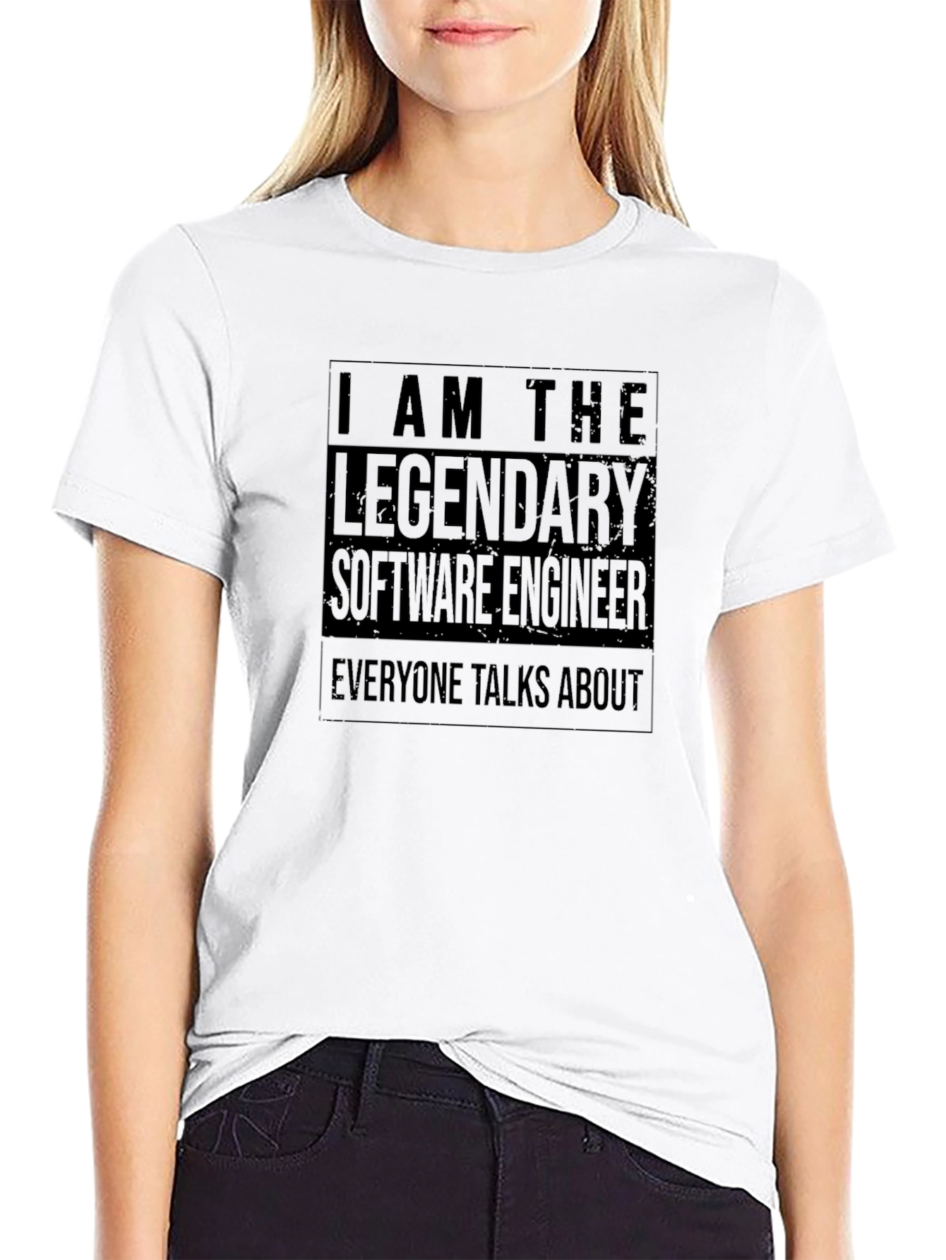 Legendary Software Engineer Black T-Shirt