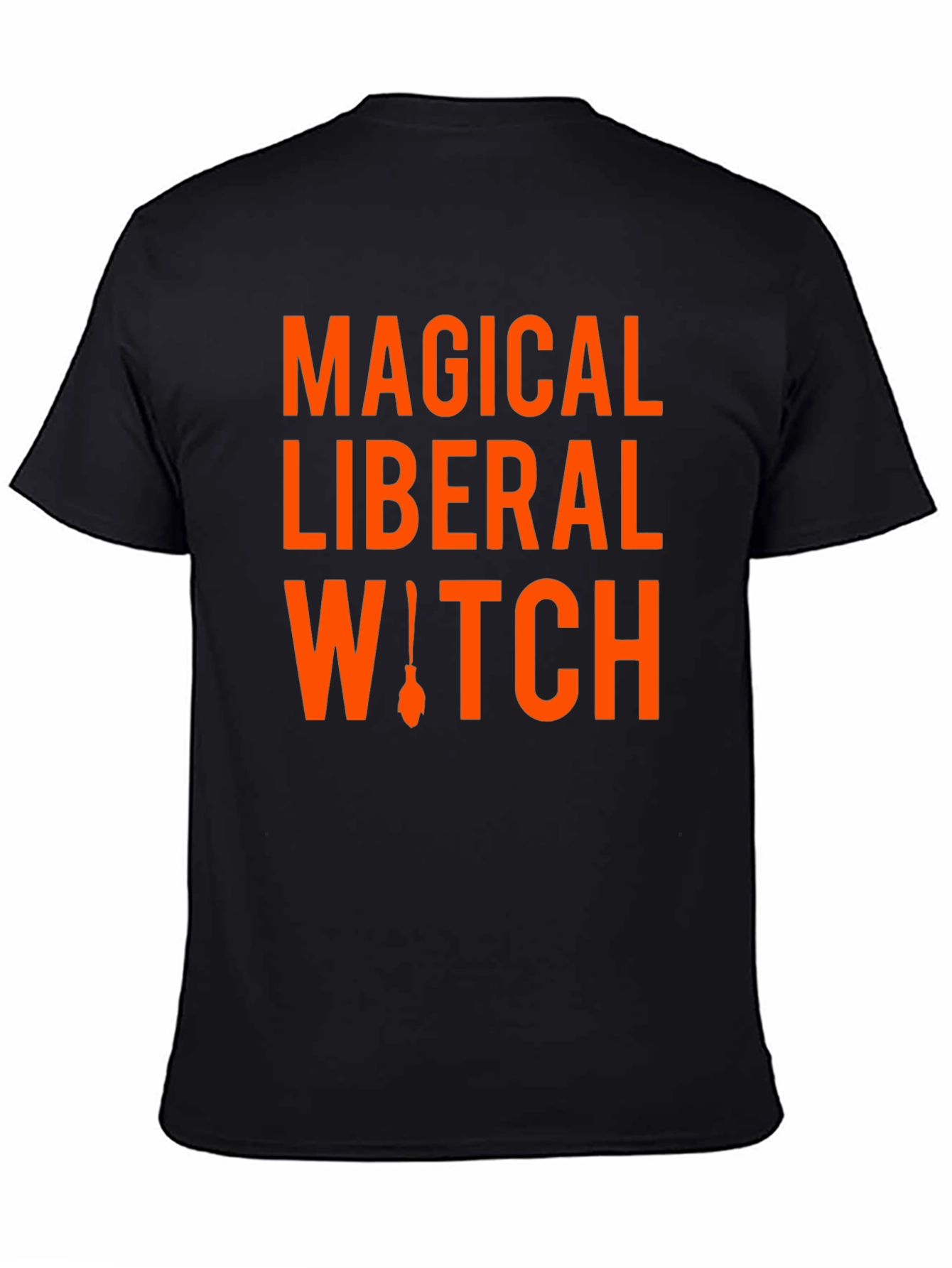 Magical Liberal Witch Graphic Tee - Black