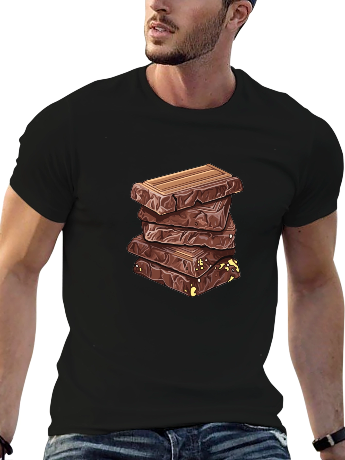 Chocolate Stack Graphic Tee - Sweet Tooth Shirt