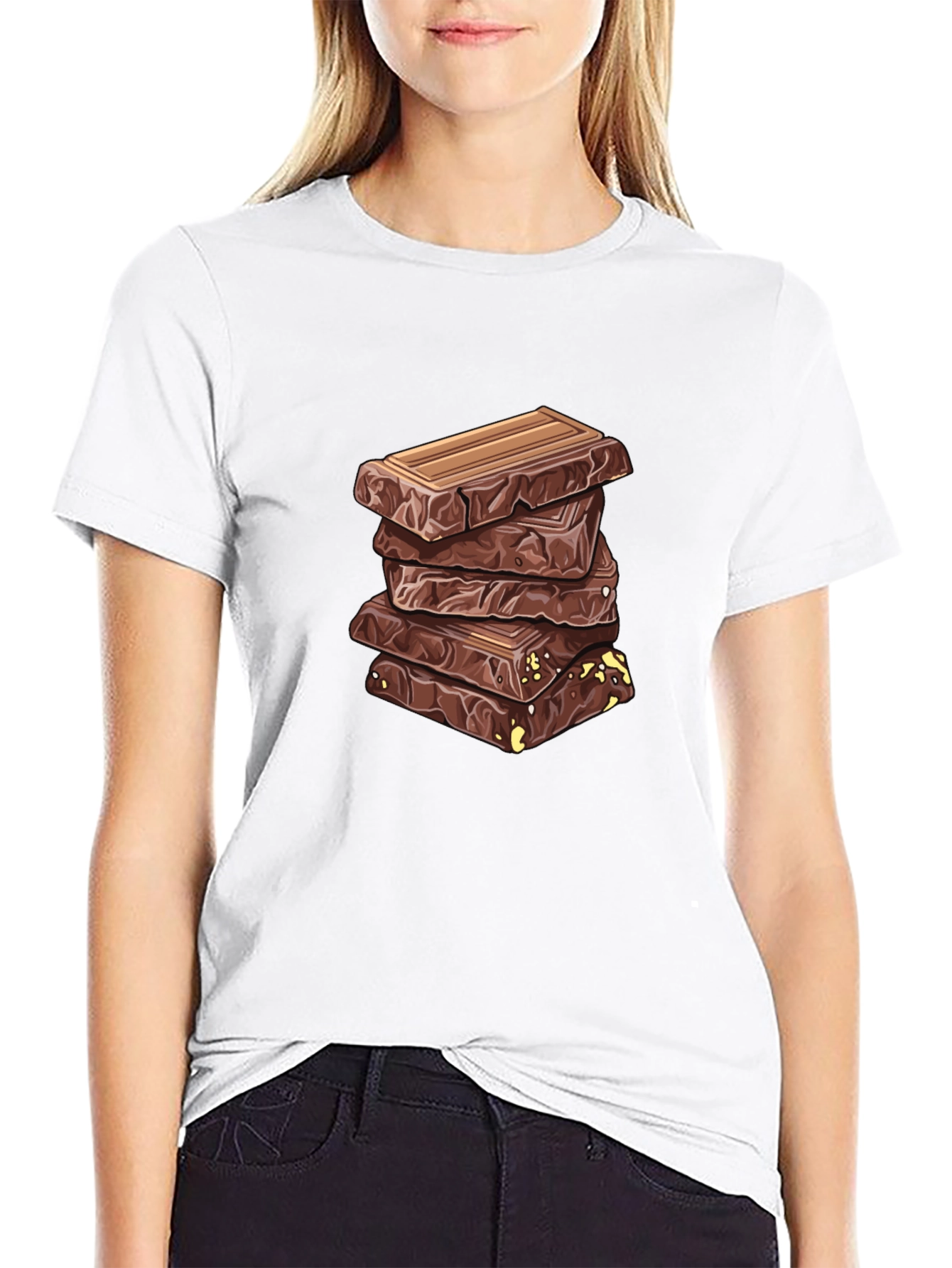 Chocolate Stack Graphic Tee - Sweet Tooth Shirt