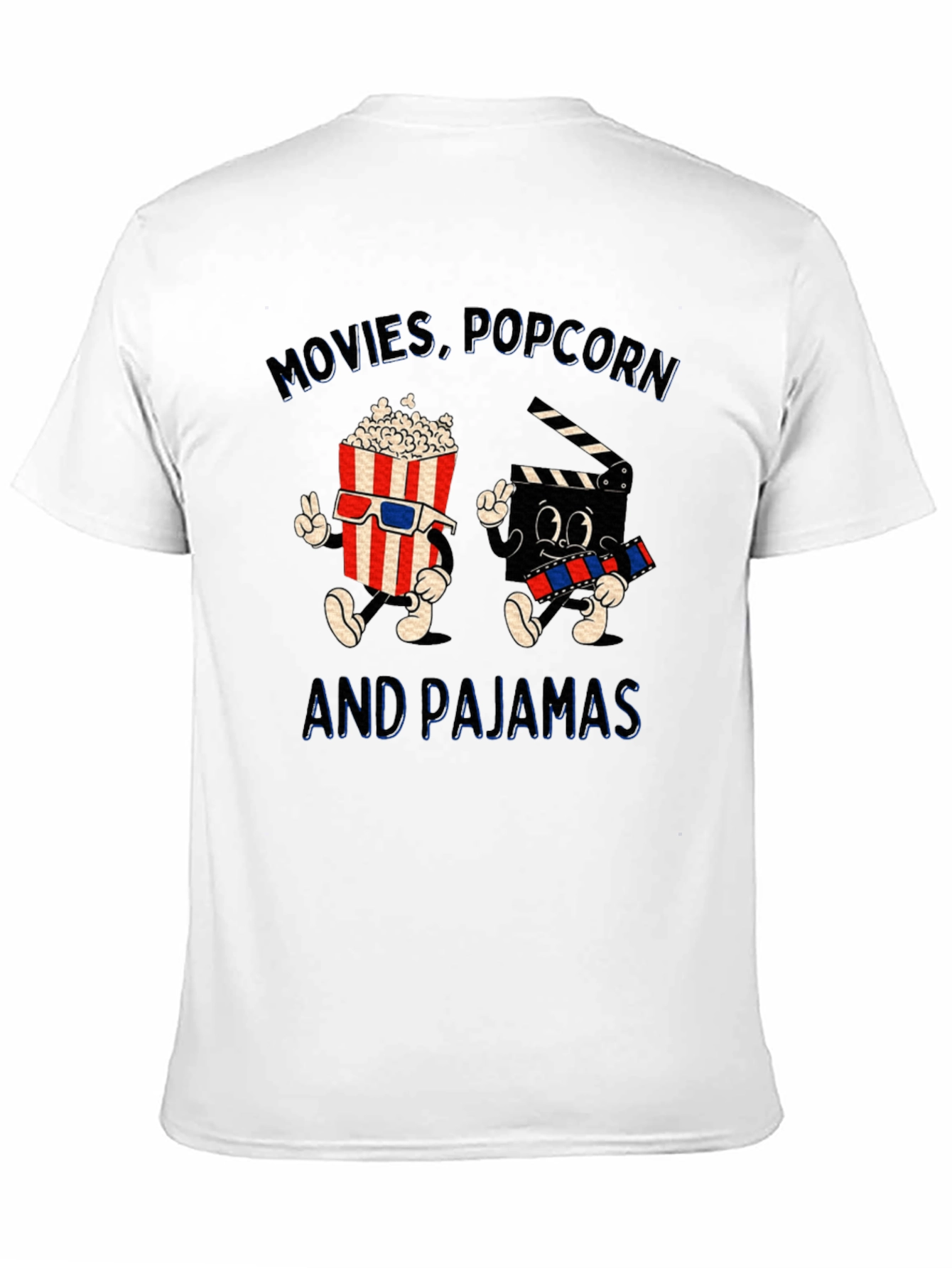 Movies Popcorn & Pajamas T-Shirt