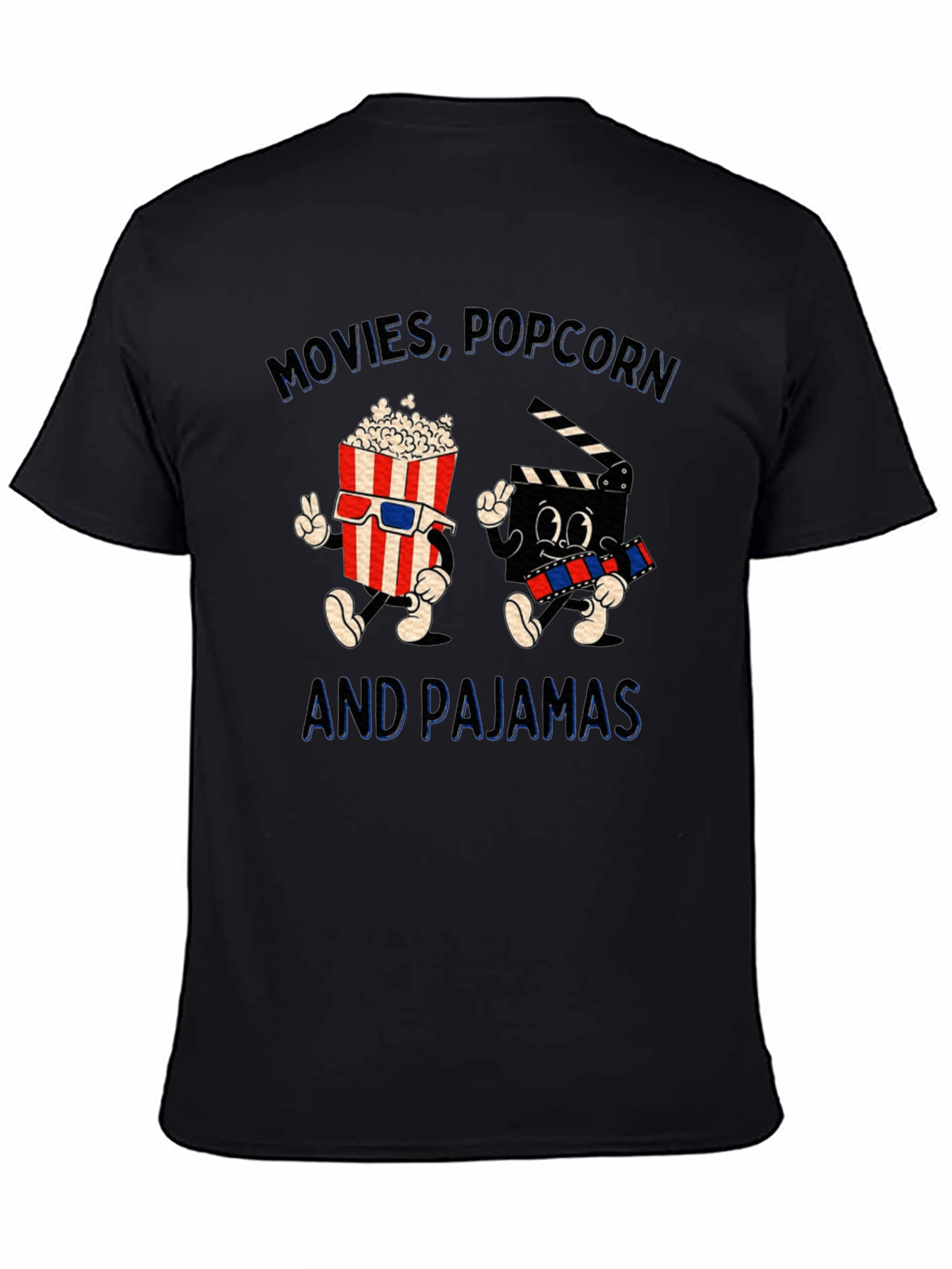 Movies Popcorn & Pajamas T-Shirt