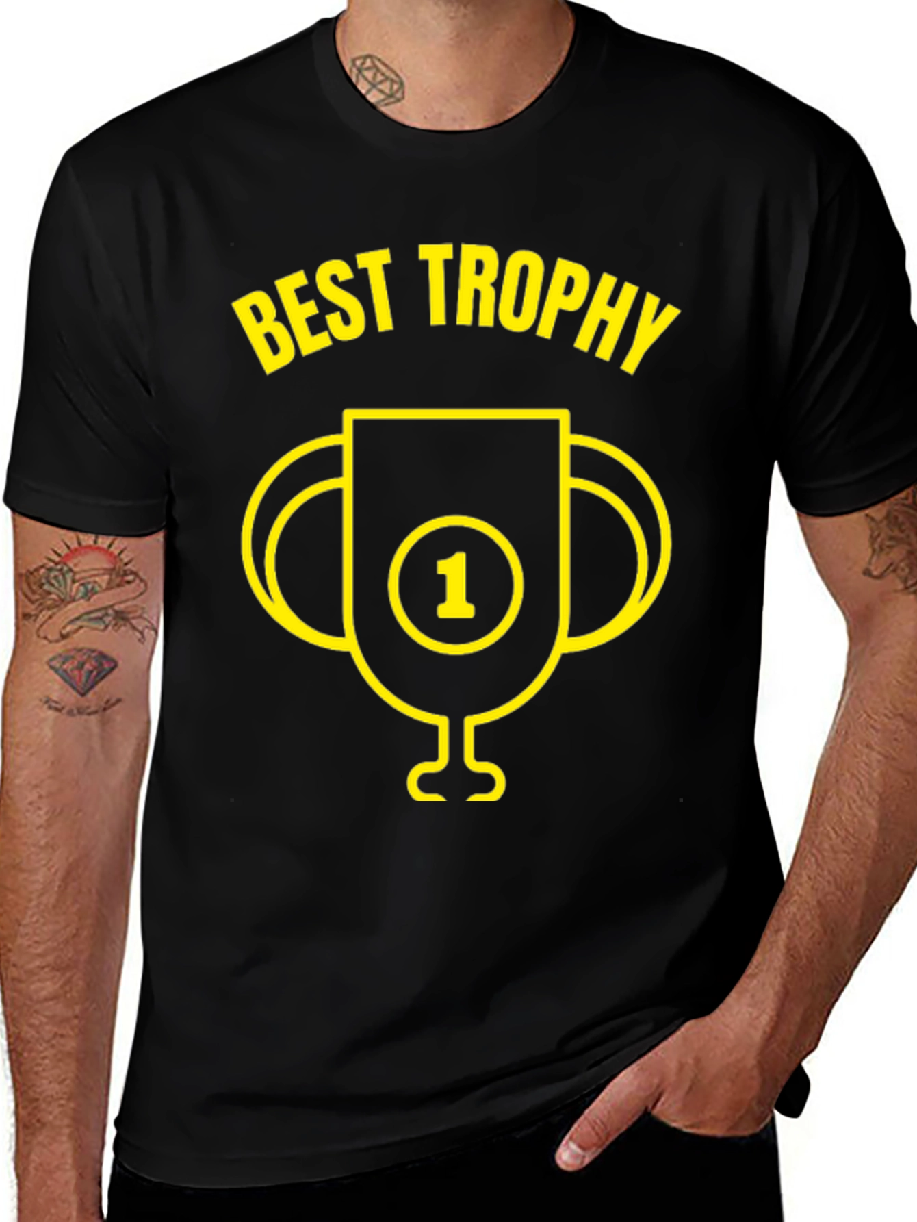Best Trophy Graphic T-Shirt - Winner Tee