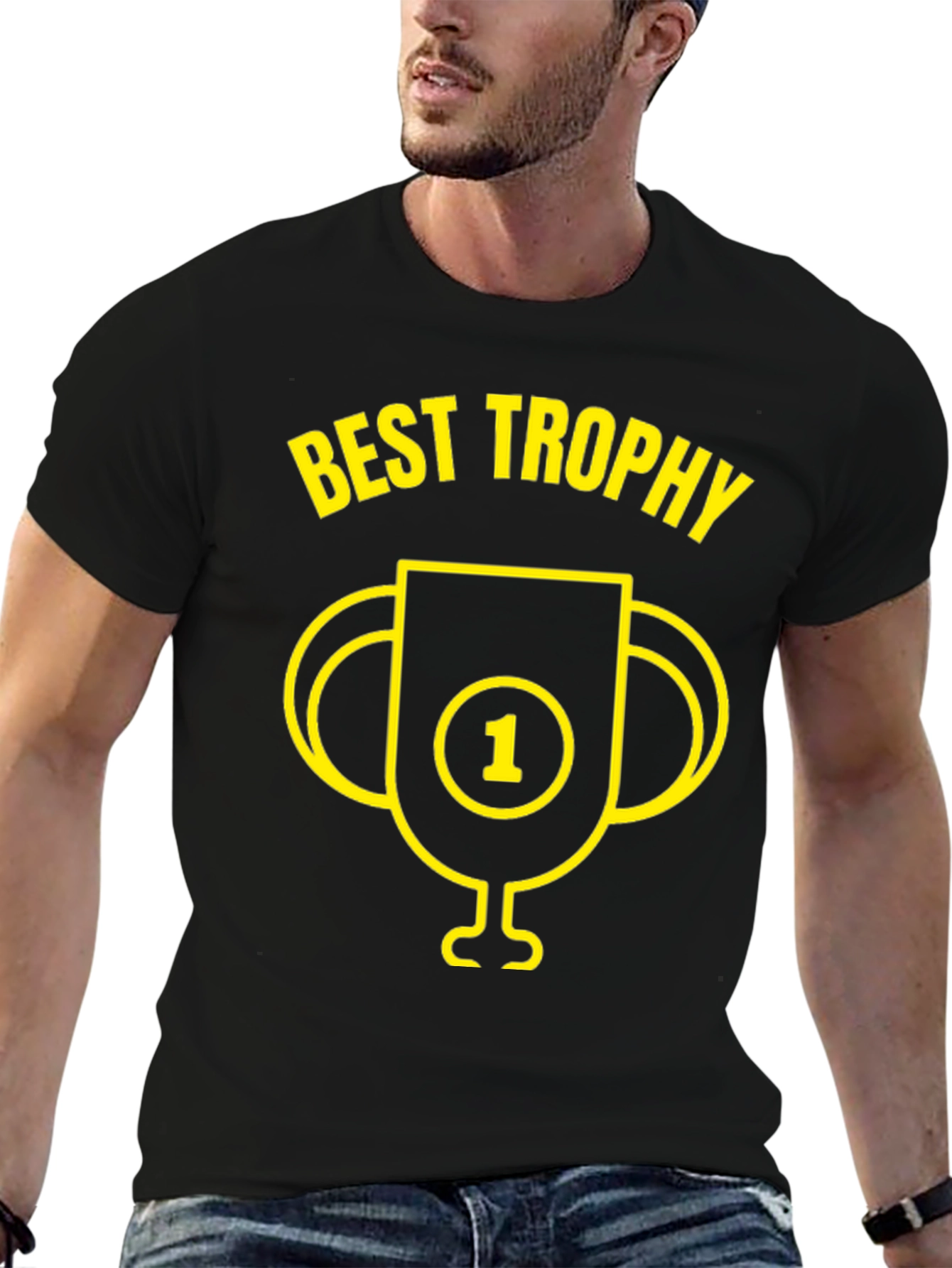 Best Trophy Graphic T-Shirt - Winner Tee