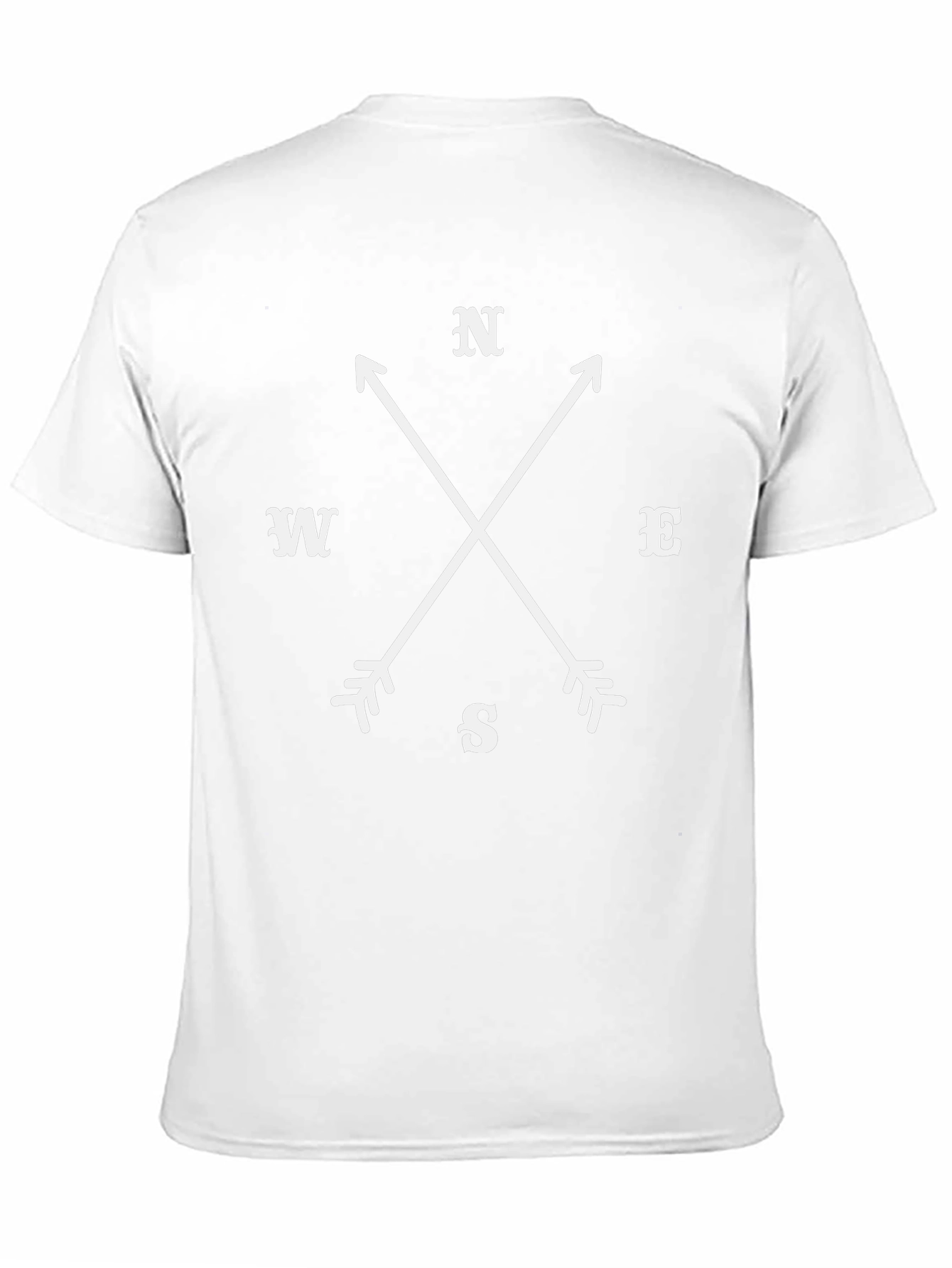 Compass Arrows Graphic Tee - Black