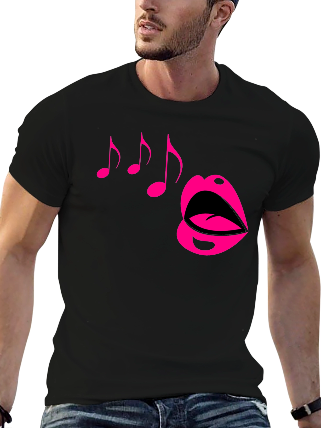 Sing Loud Graphic Tee - Black