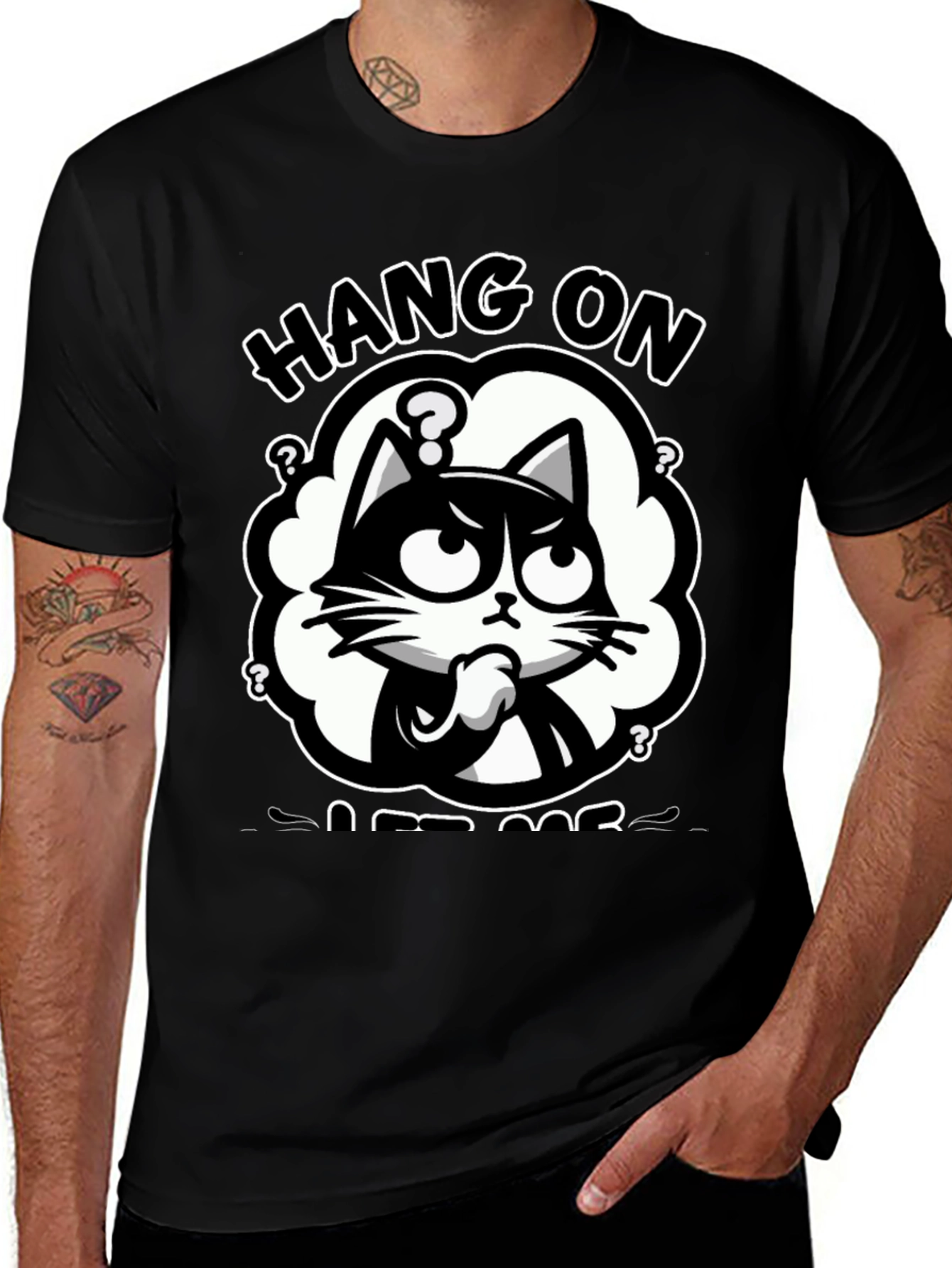 Hang On Let Me Overthink Cat T-Shirt