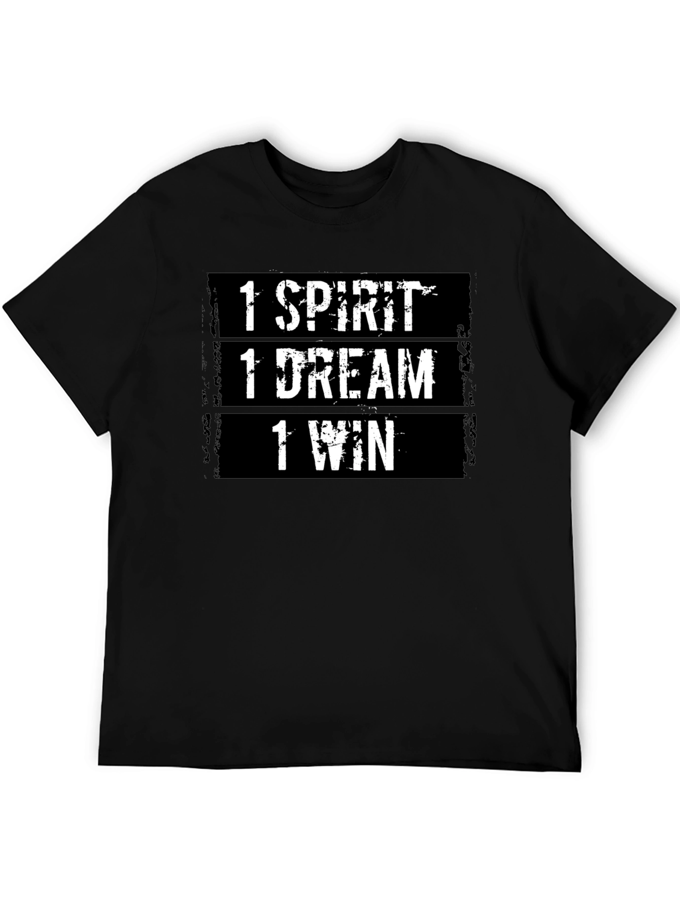 Motivational T-Shirt: 1 Spirit 1 Dream 1 Win