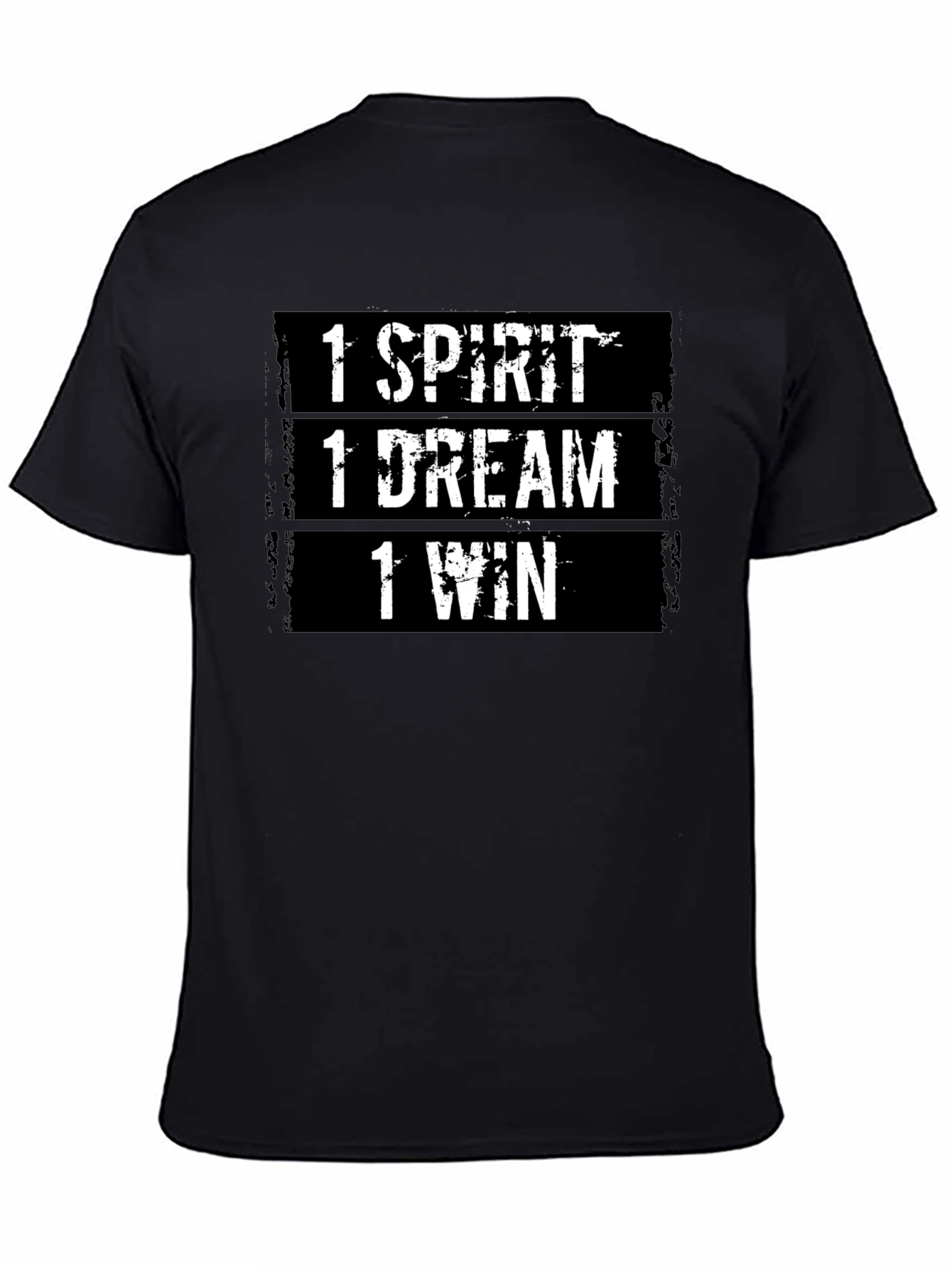 Motivational T-Shirt: 1 Spirit 1 Dream 1 Win