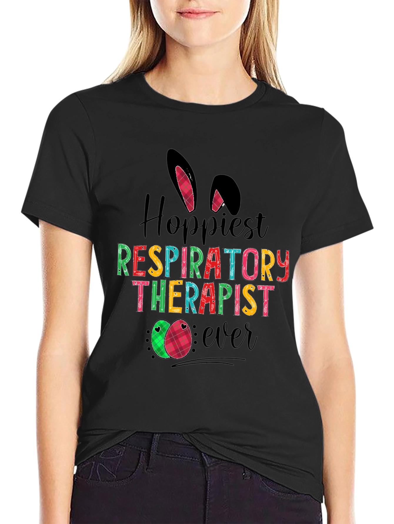 Hoppiest Respiratory Therapist Easter T-Shirt