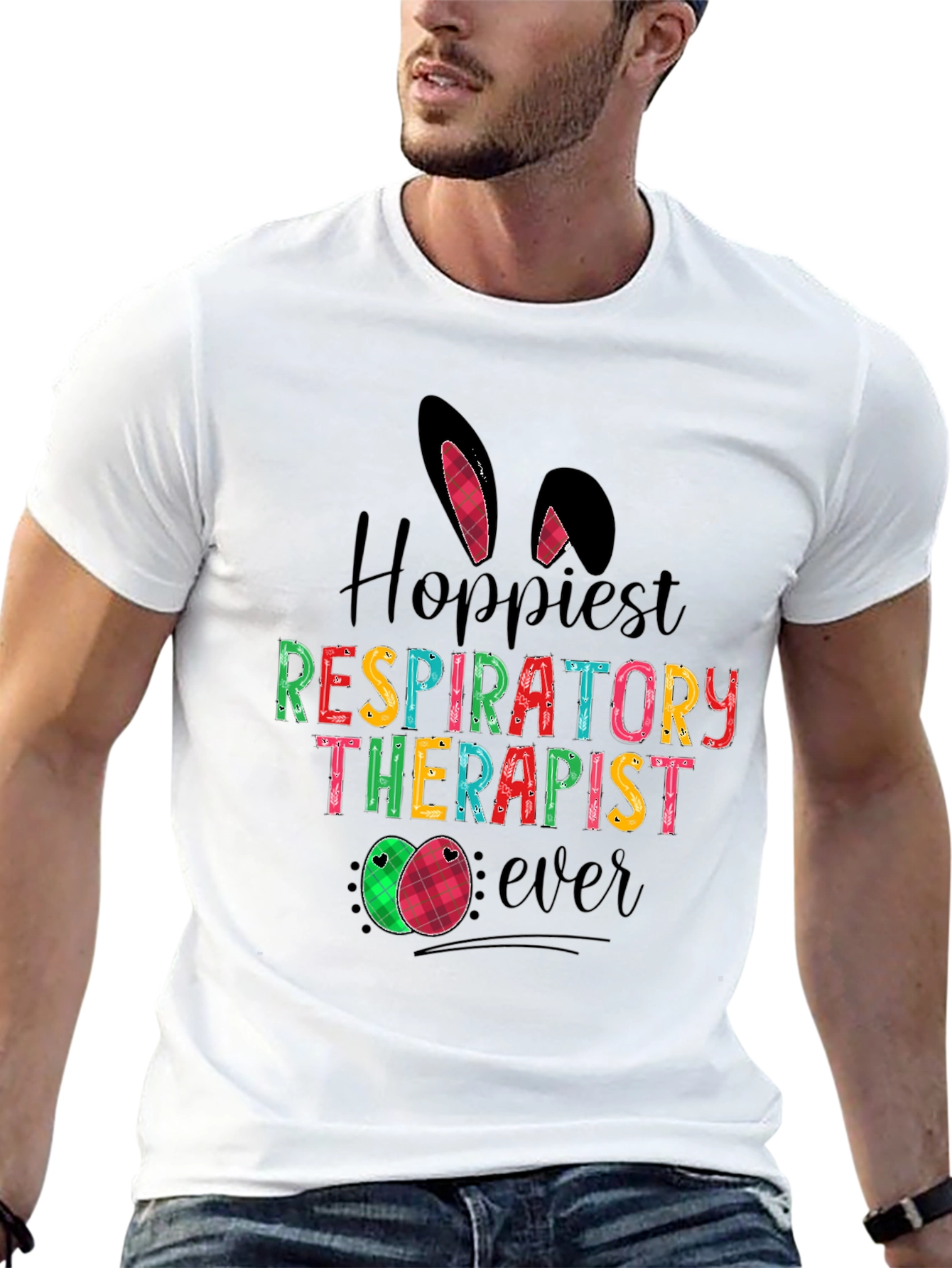 Hoppiest Respiratory Therapist Easter T-Shirt