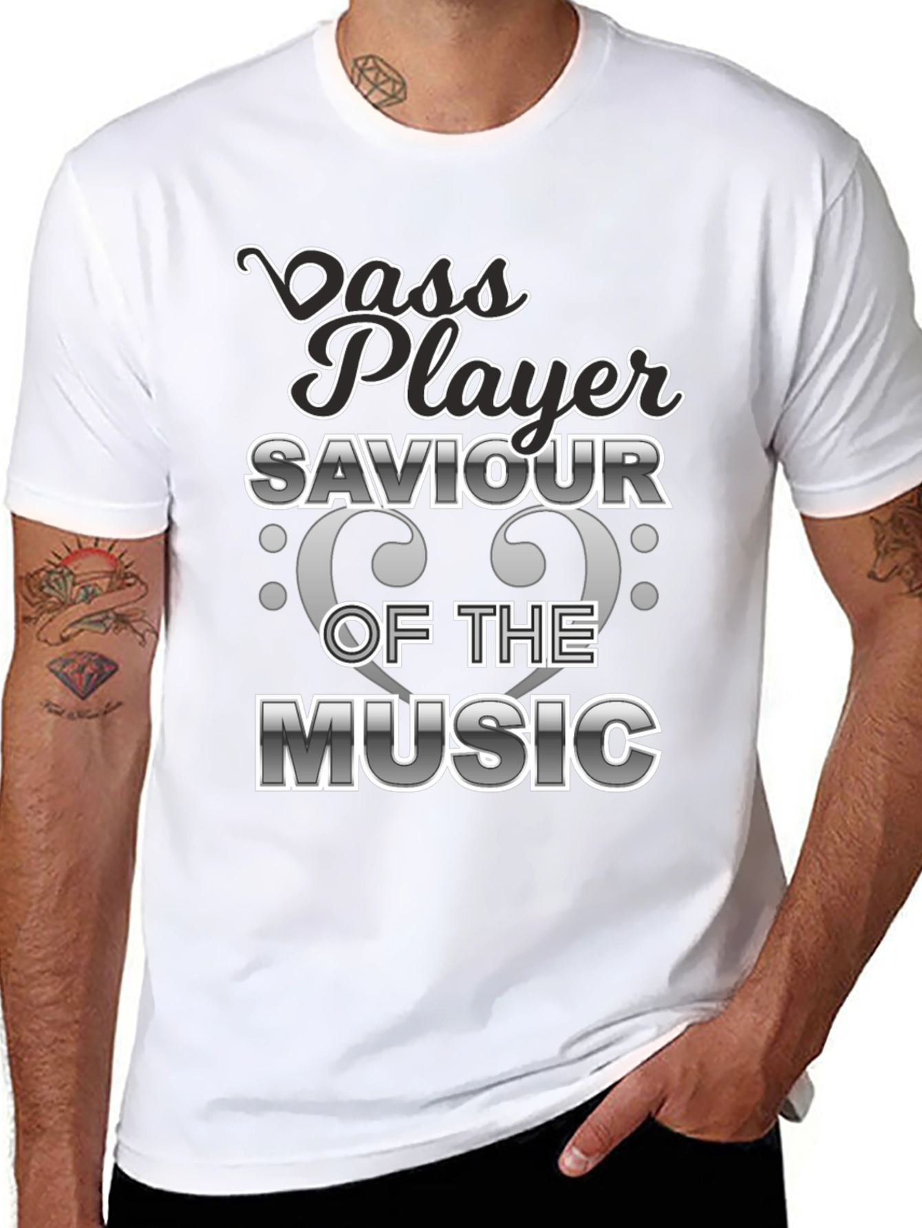 Bass Player Savior Music T-Shirt
