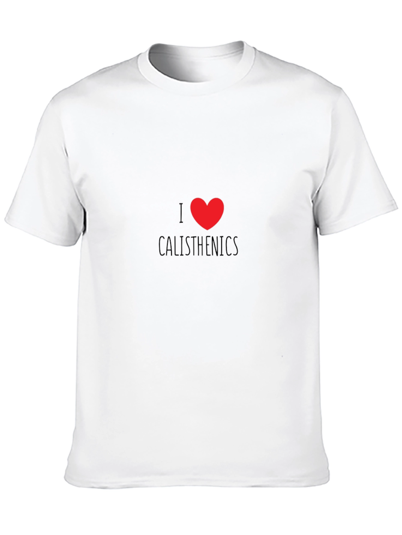 I Heart Calisthenics Black T-Shirt