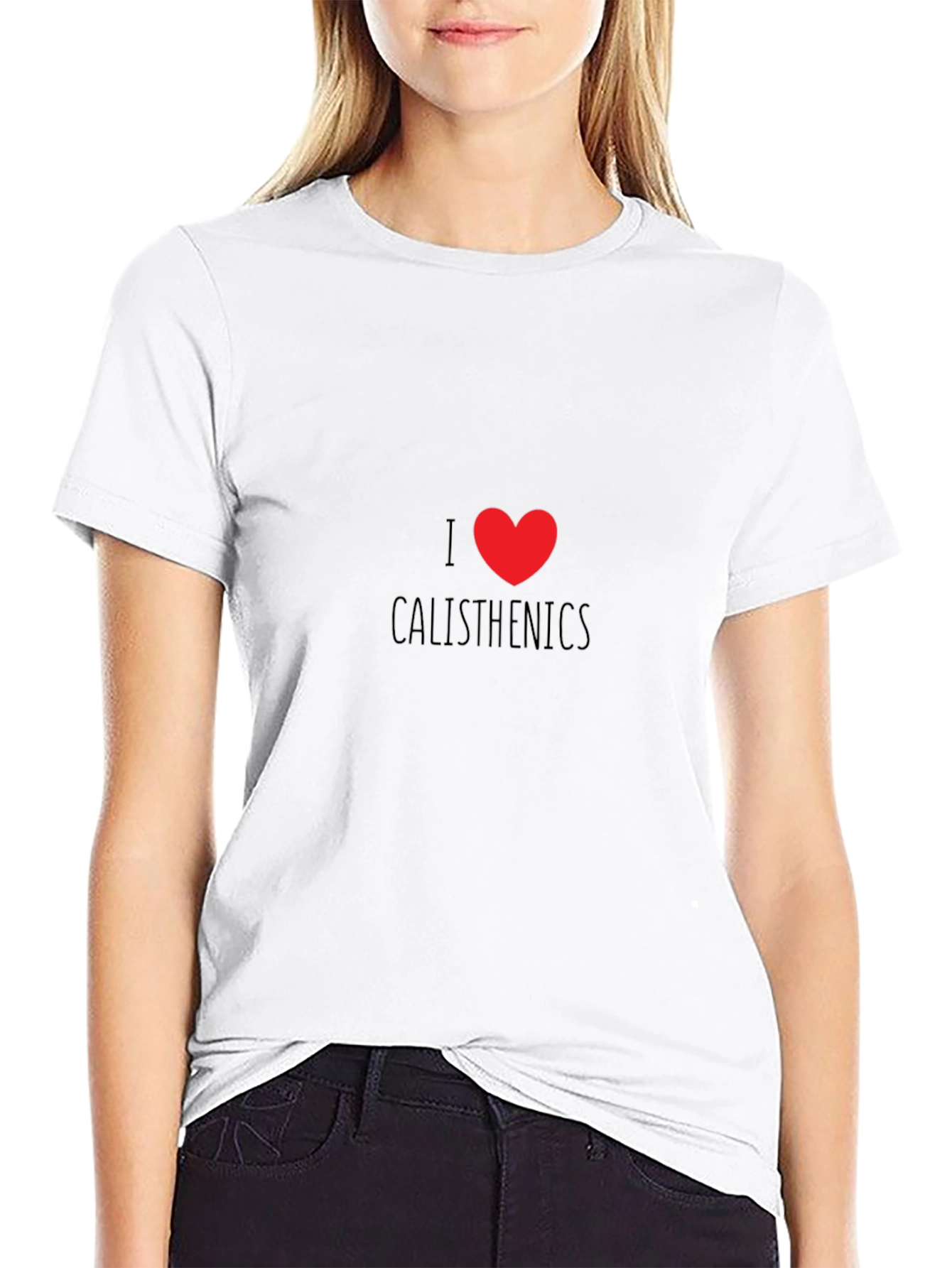 I Heart Calisthenics Black T-Shirt