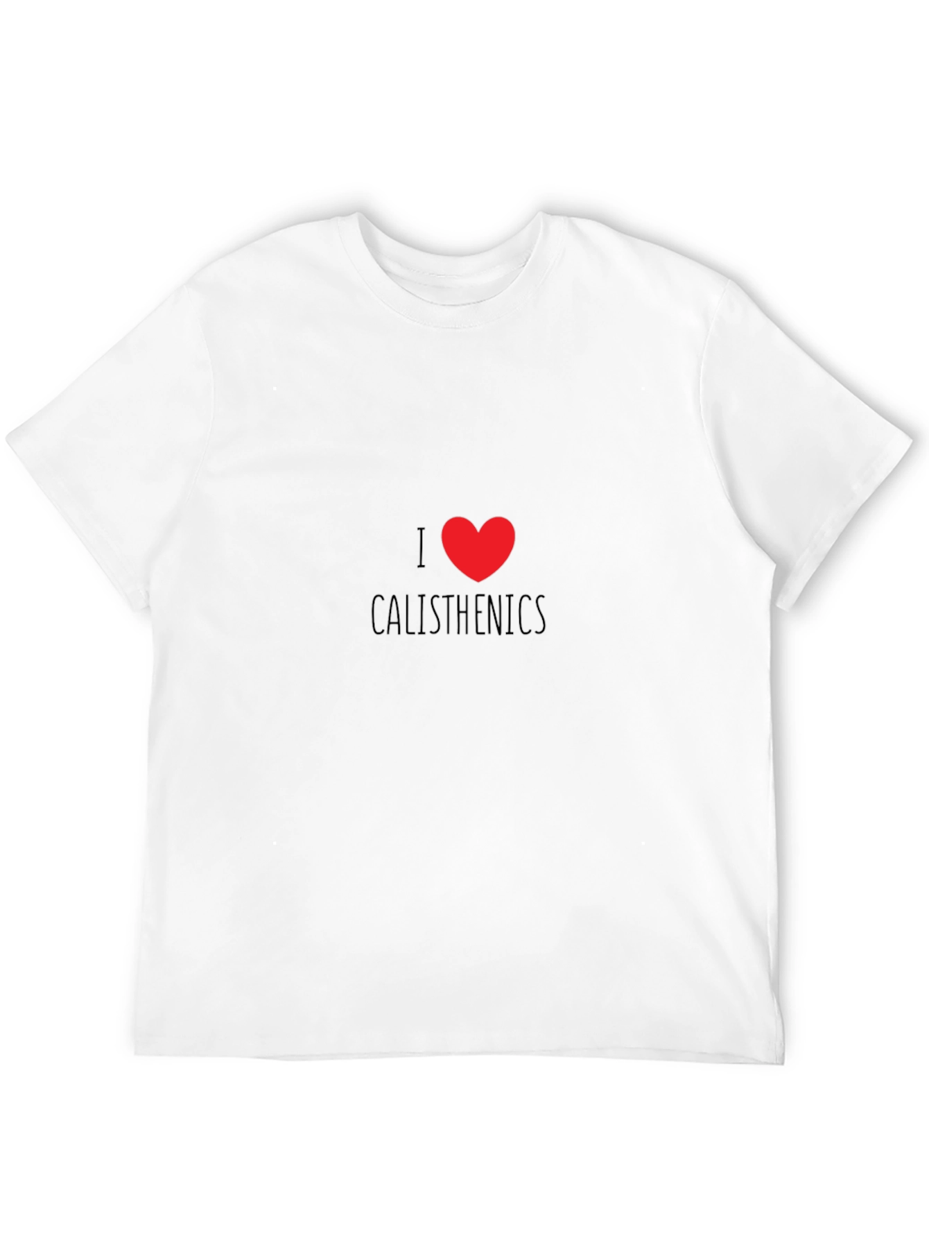 I Heart Calisthenics Black T-Shirt