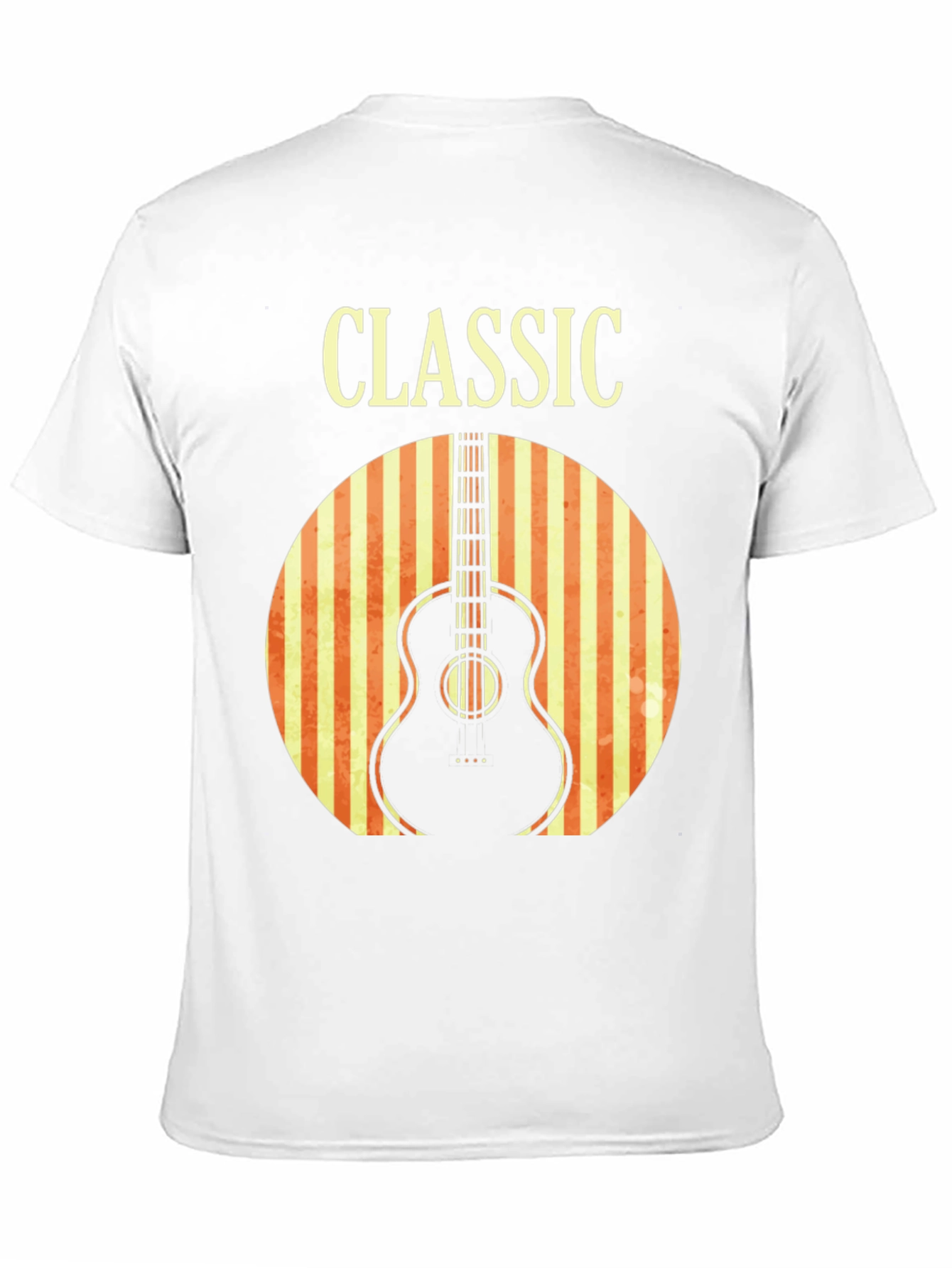 Classic Guitar T-Shirt - Retro Music Tee