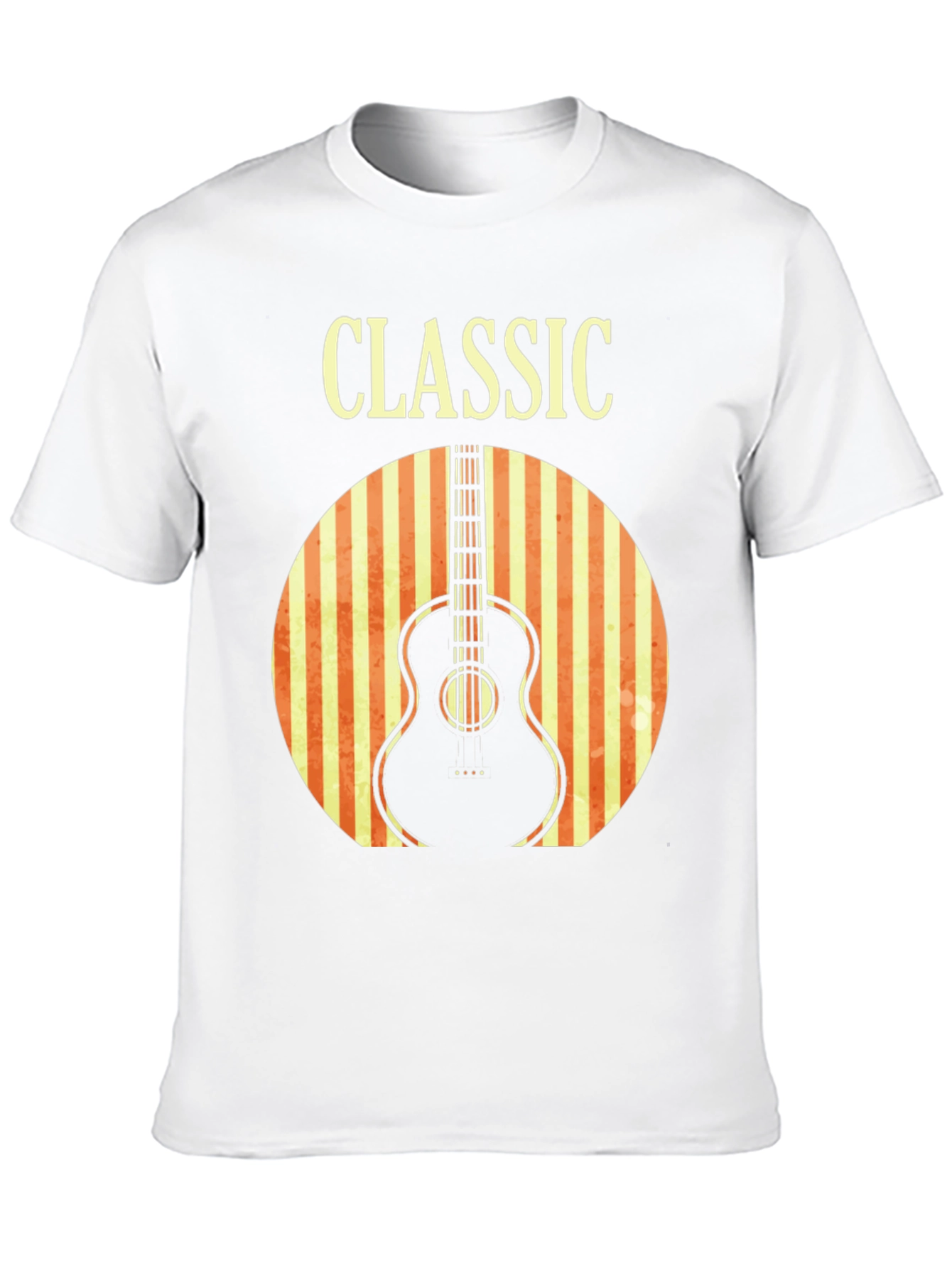 Classic Guitar T-Shirt - Retro Music Tee