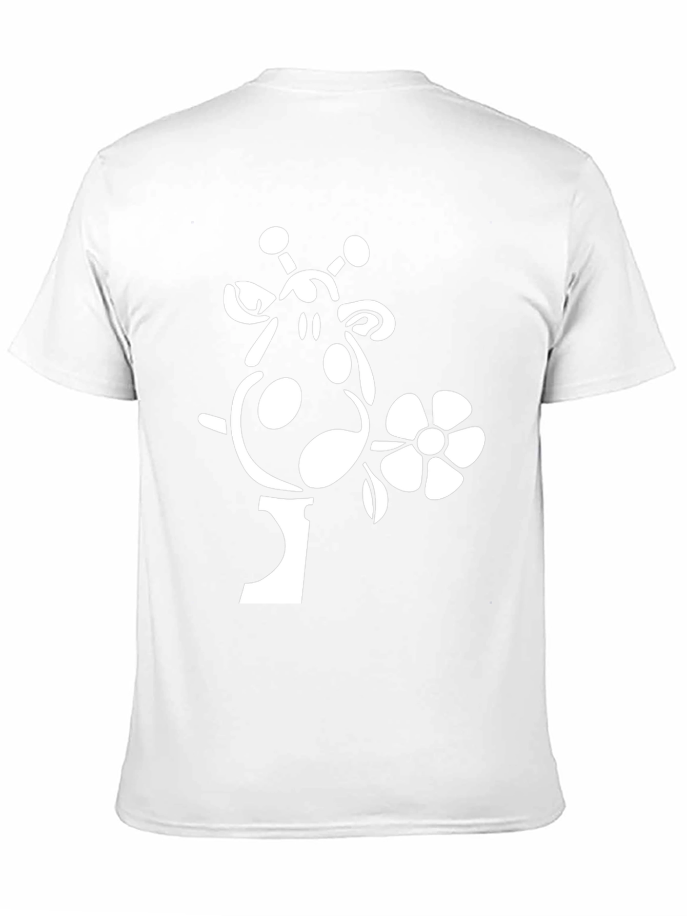 Giraffe Flower Graphic Tee