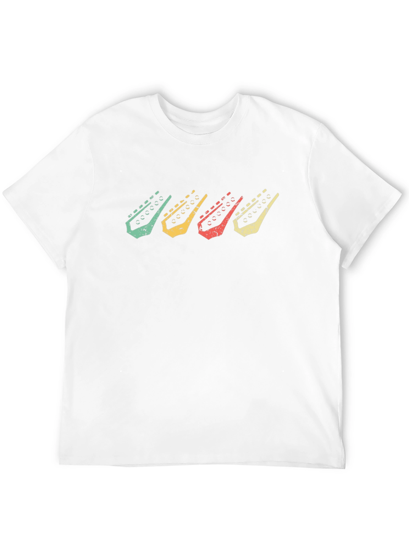 Retro Guitar Headstock T-Shirt