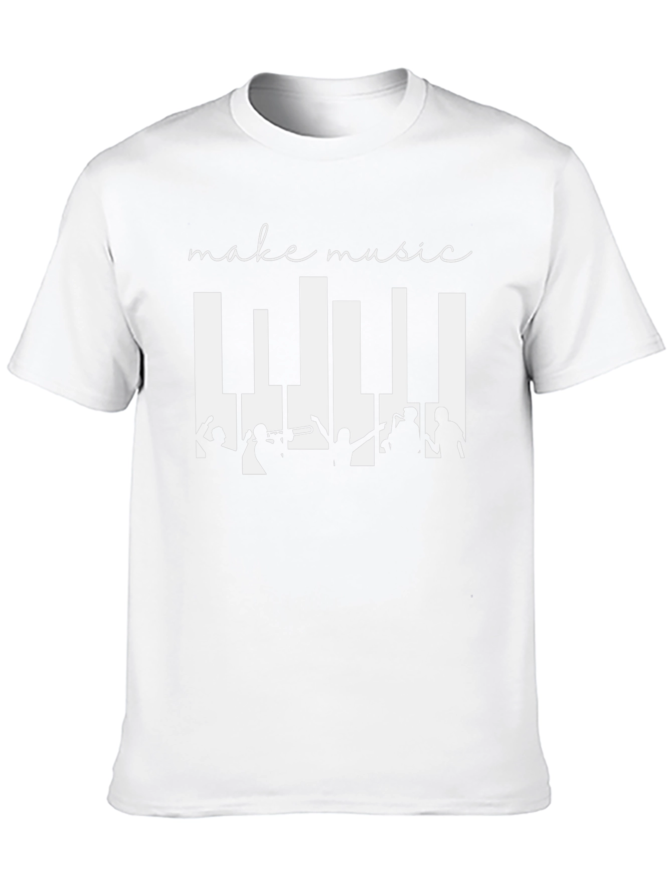 Make Music Graphic Tee - Band Design