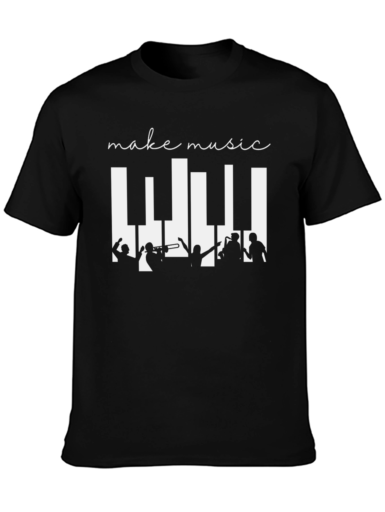 Make Music Graphic Tee - Band Design