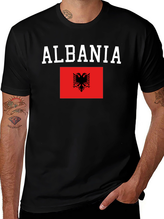 Albania Flag Graphic T-Shirt