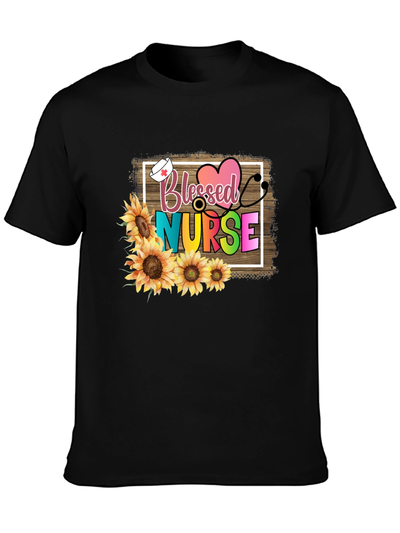 Blessed Nurse Sunflower T-Shirt