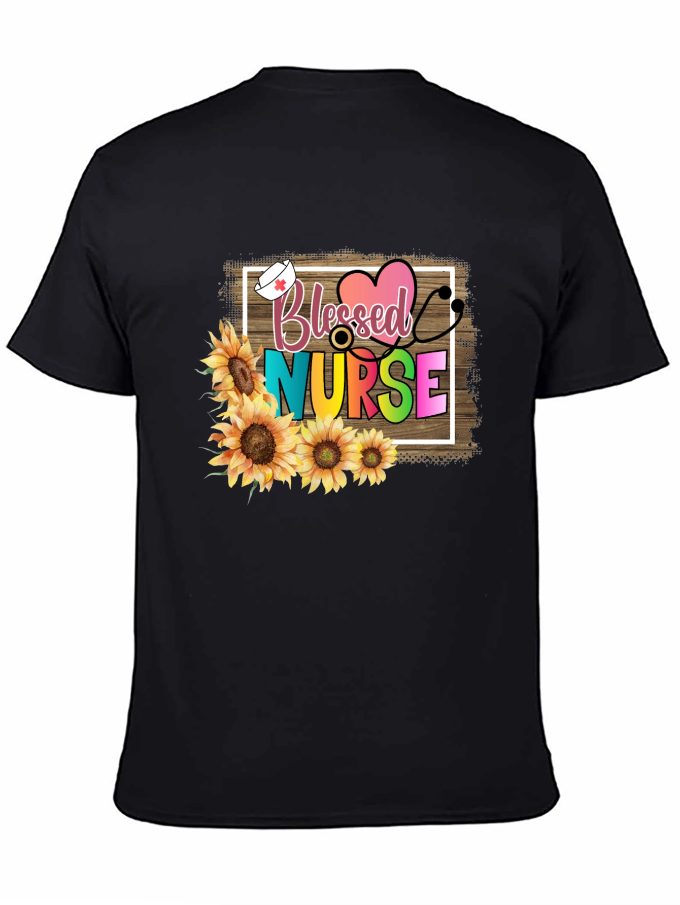 Blessed Nurse Sunflower T-Shirt