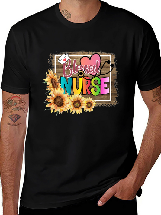 Blessed Nurse Sunflower T-Shirt