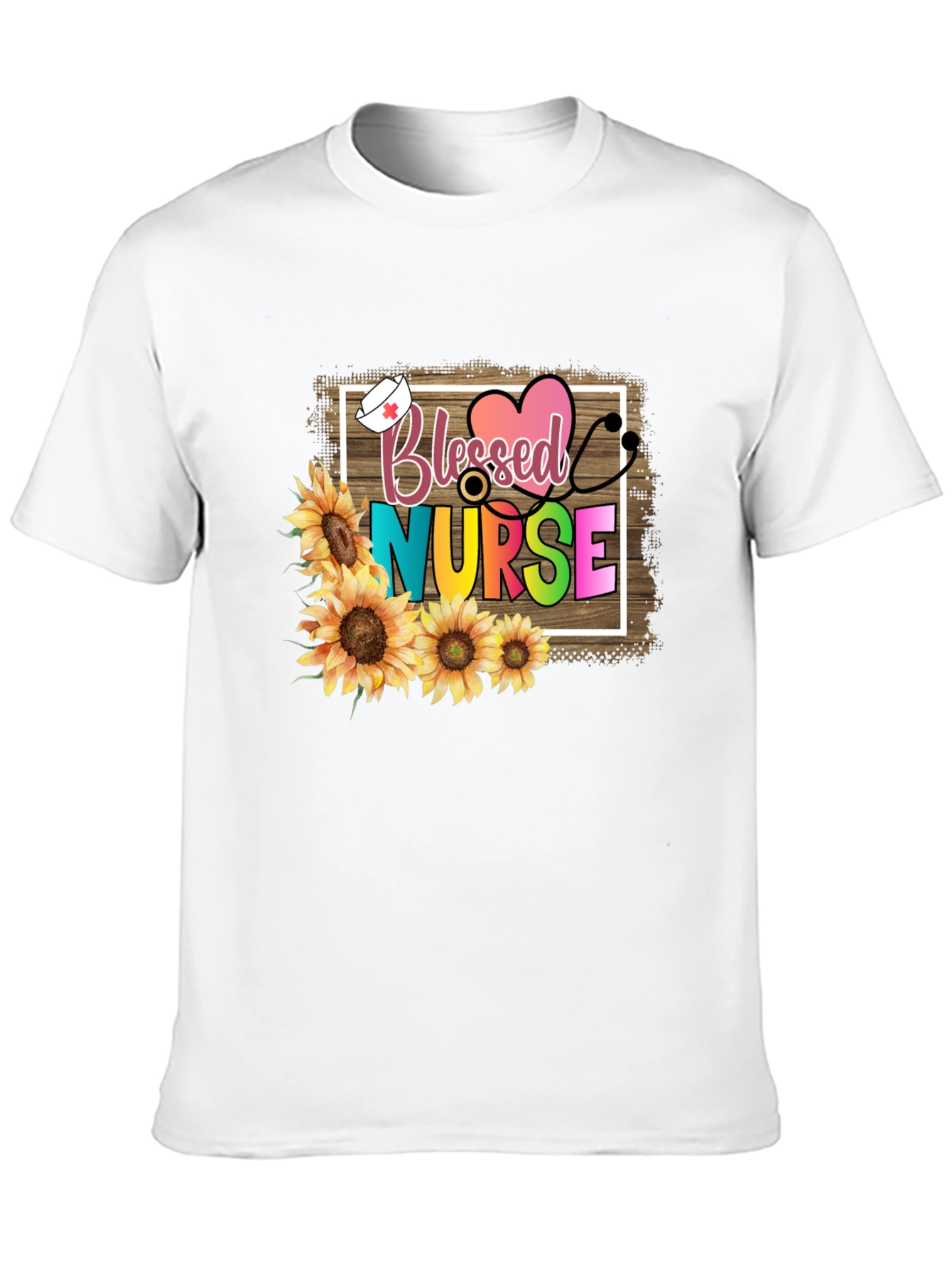 Blessed Nurse Sunflower T-Shirt