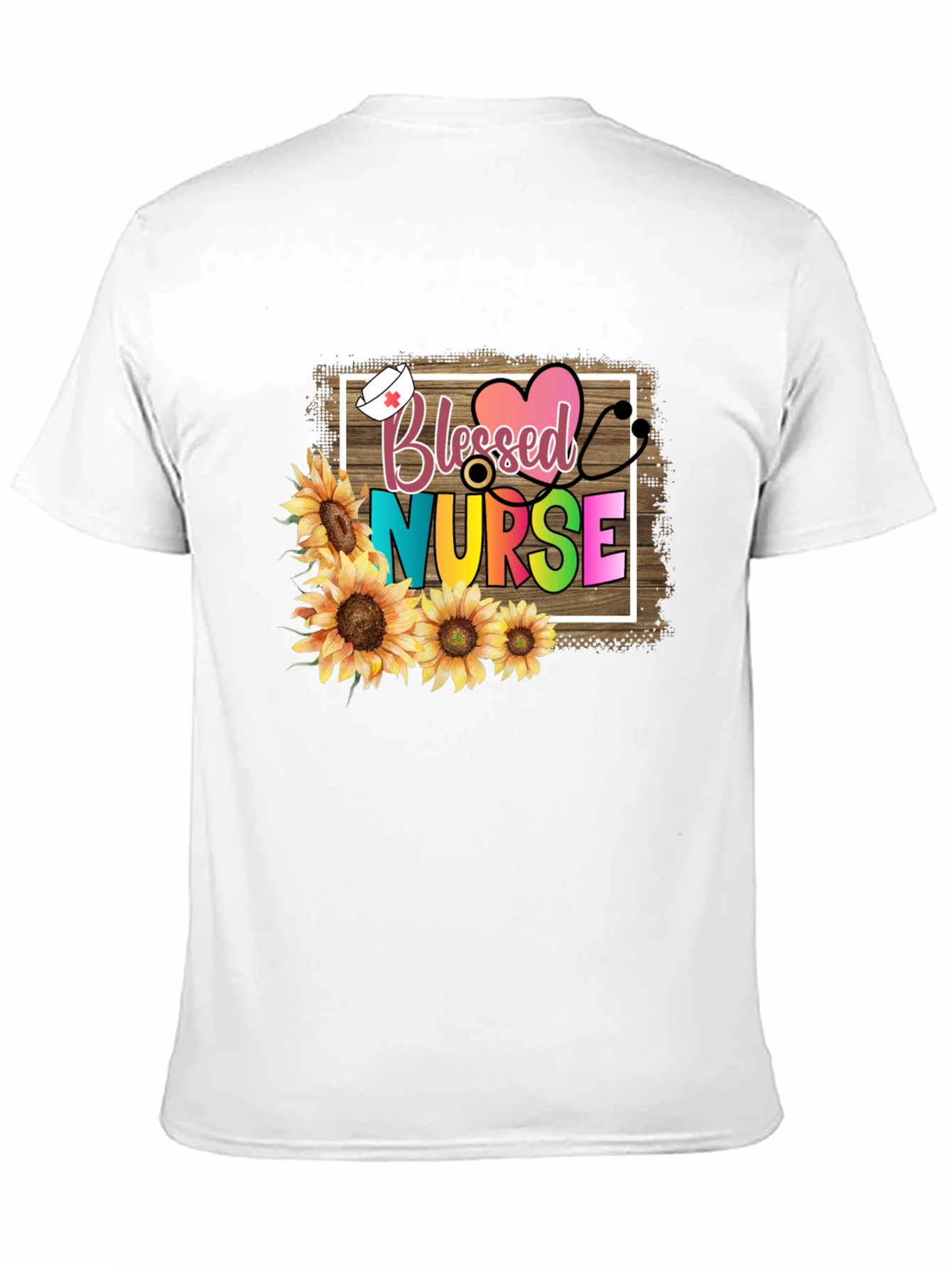 Blessed Nurse Sunflower T-Shirt
