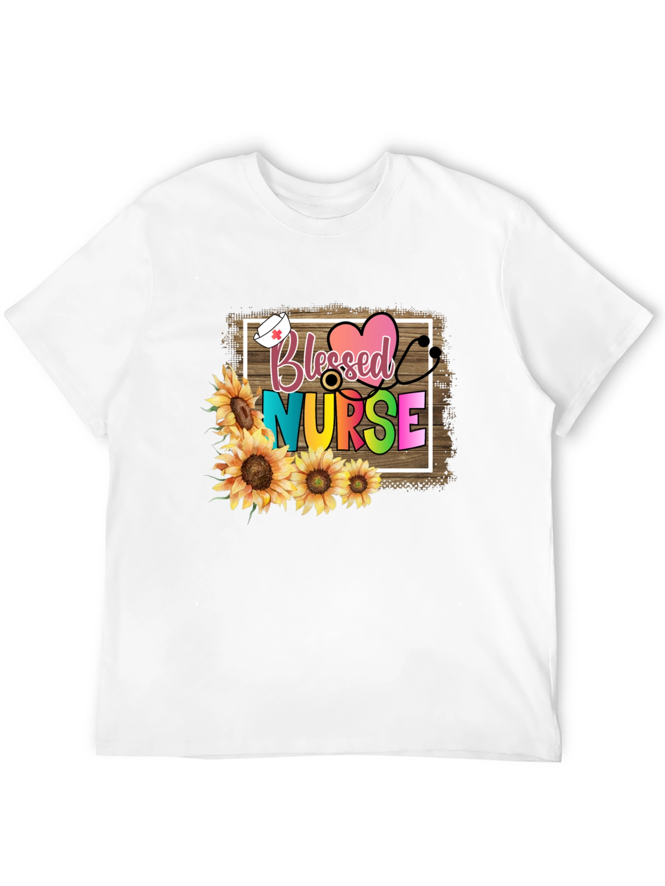 Blessed Nurse Sunflower T-Shirt